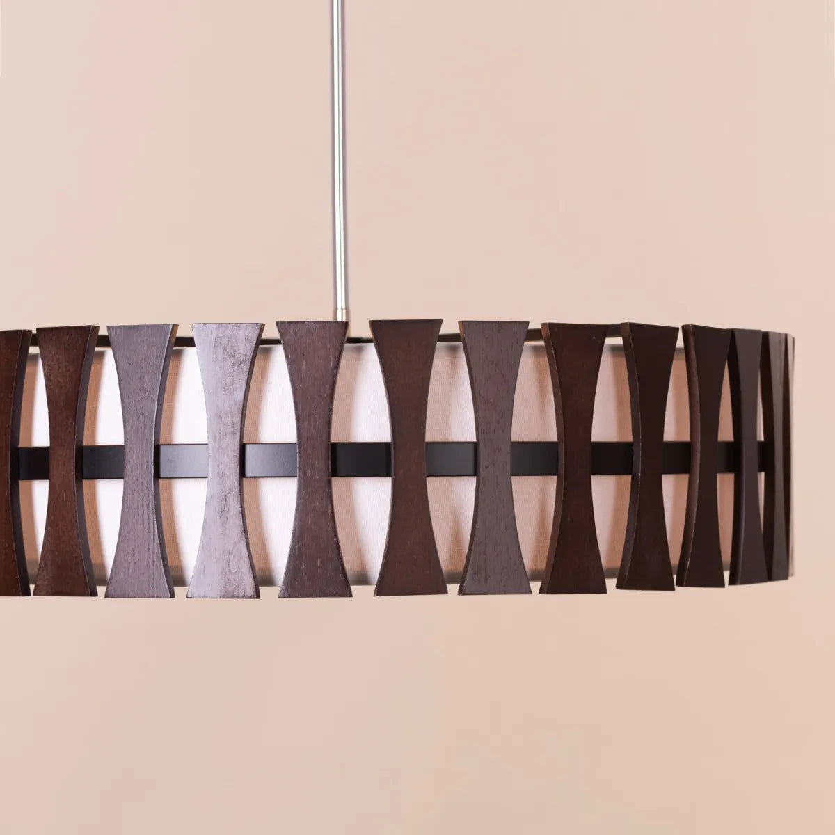 Positive Energy Wooden Pendant Light
