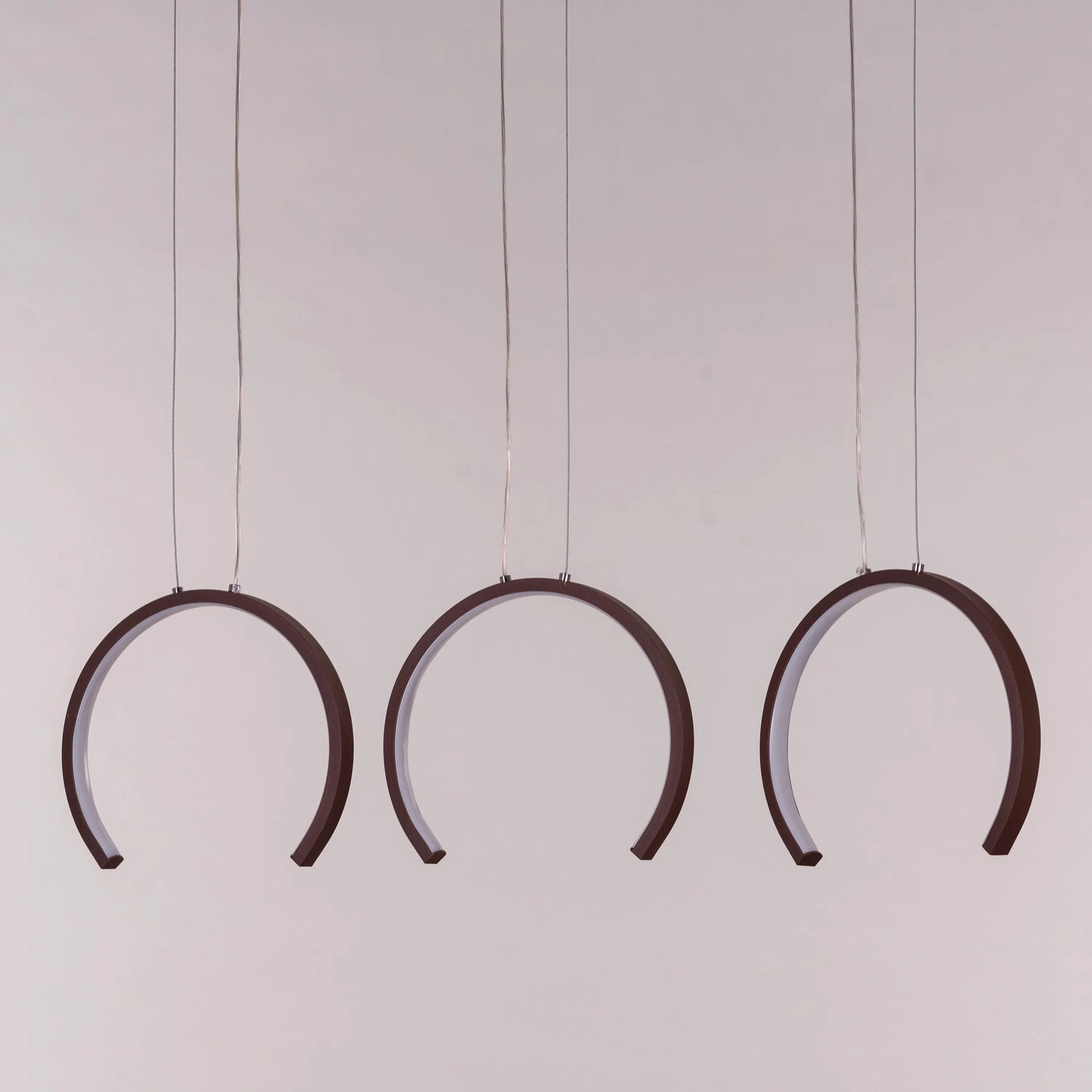 All Shook Up (Medium, Brown, Dimmable LED with Remote Control) Chandelier