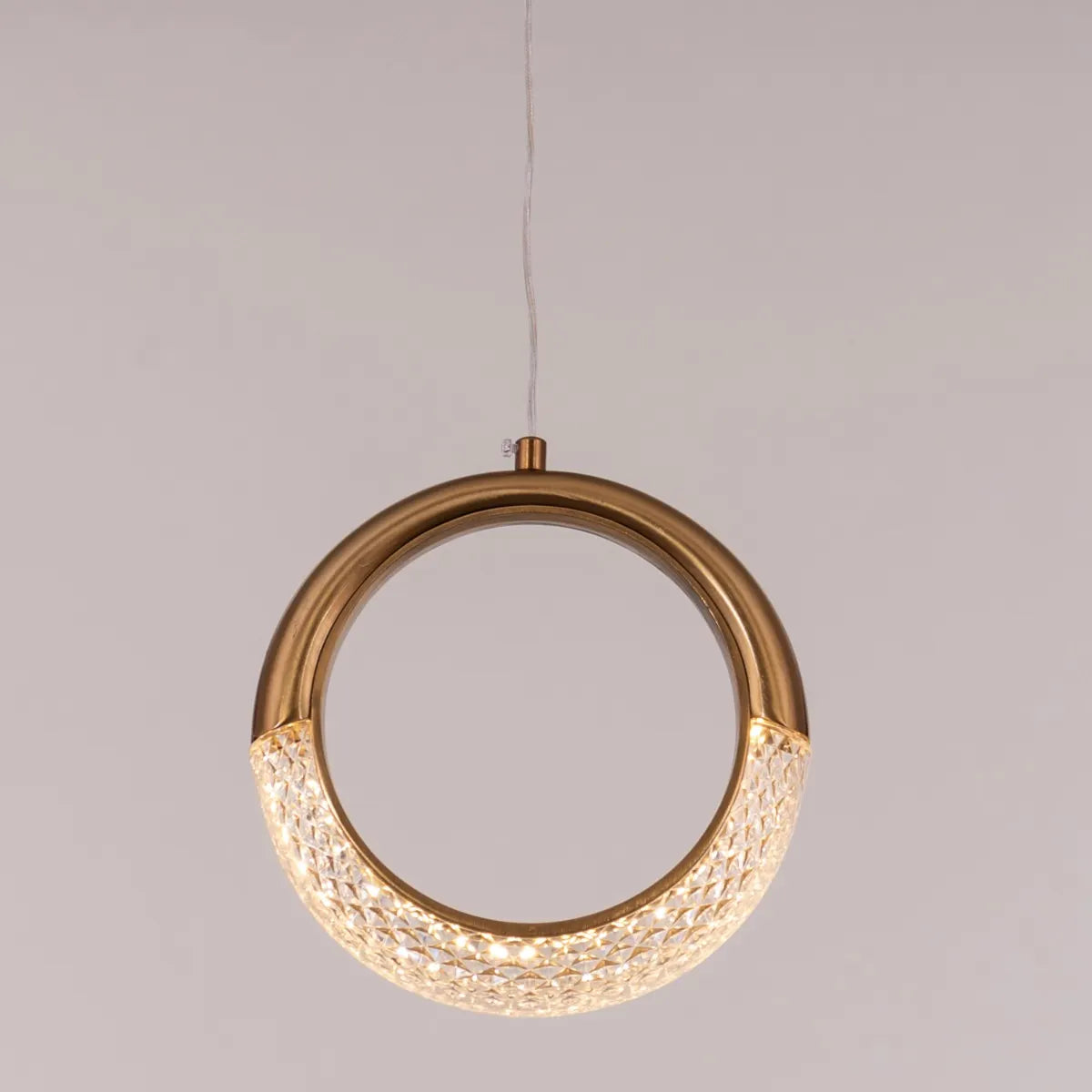 Lot To Unpack (Gold, 3 Color Dimmable LED with Remote Control) Pendant Light