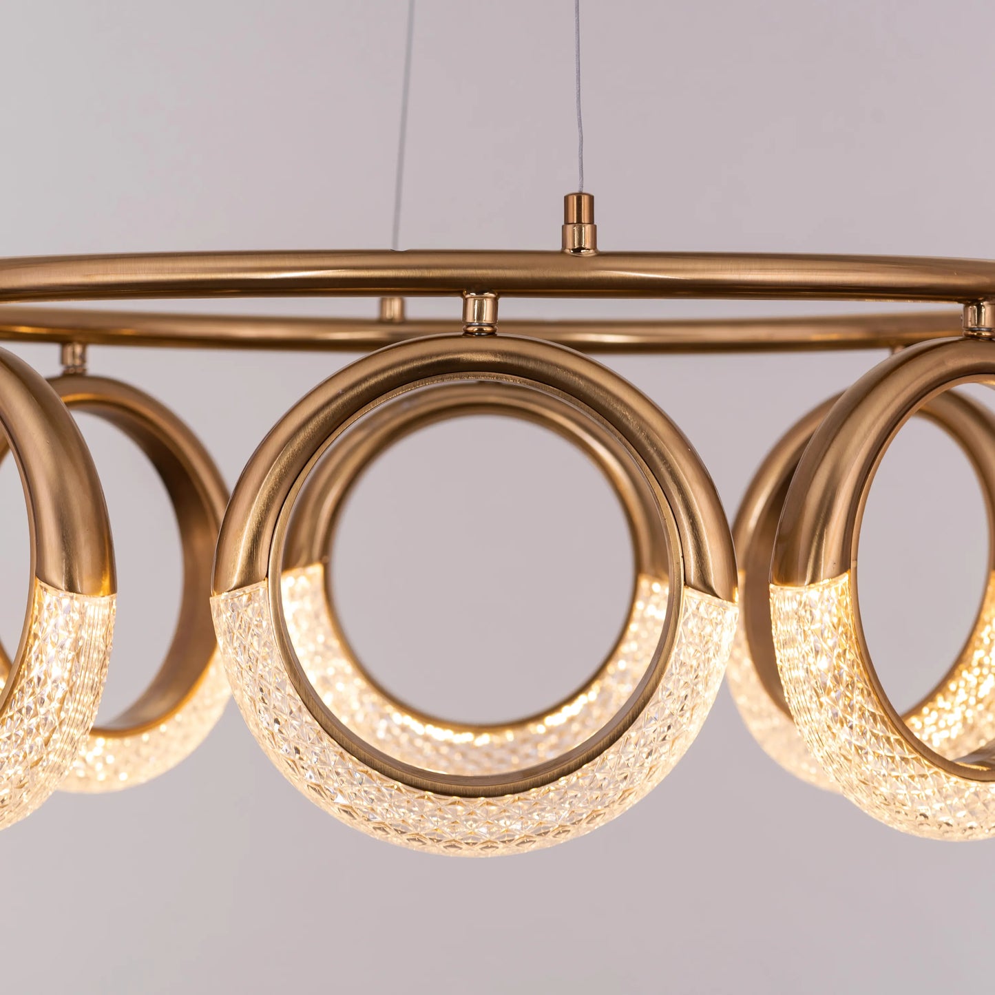 Tell Yourself (Small, Gold, Dimmable LED with Remote Control) Chandelier