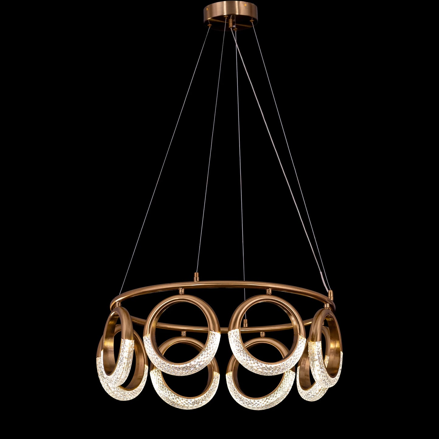 Tell Yourself (Small, Gold, Dimmable LED with Remote Control) Chandelier