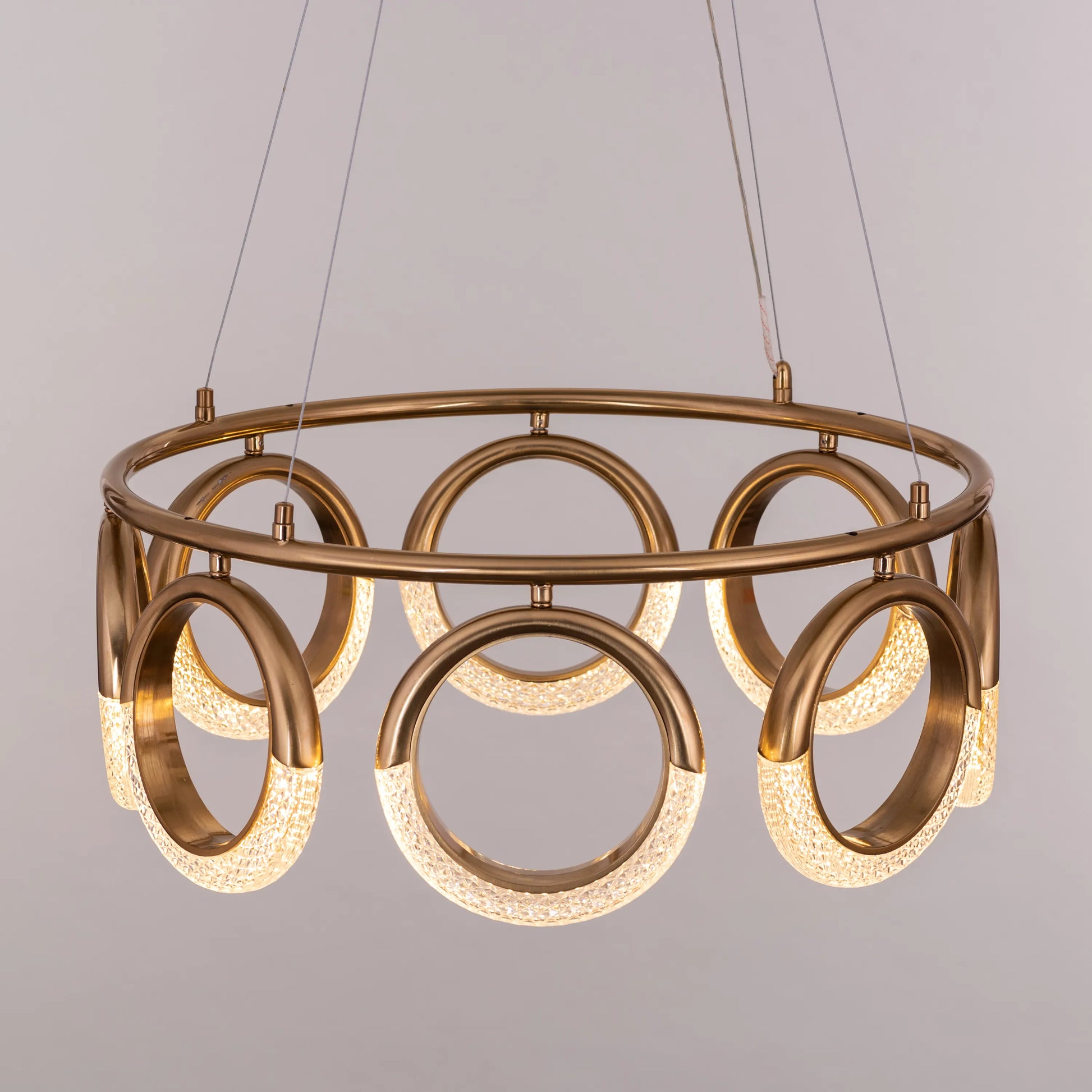 Tell Yourself Chandelier in gold finish