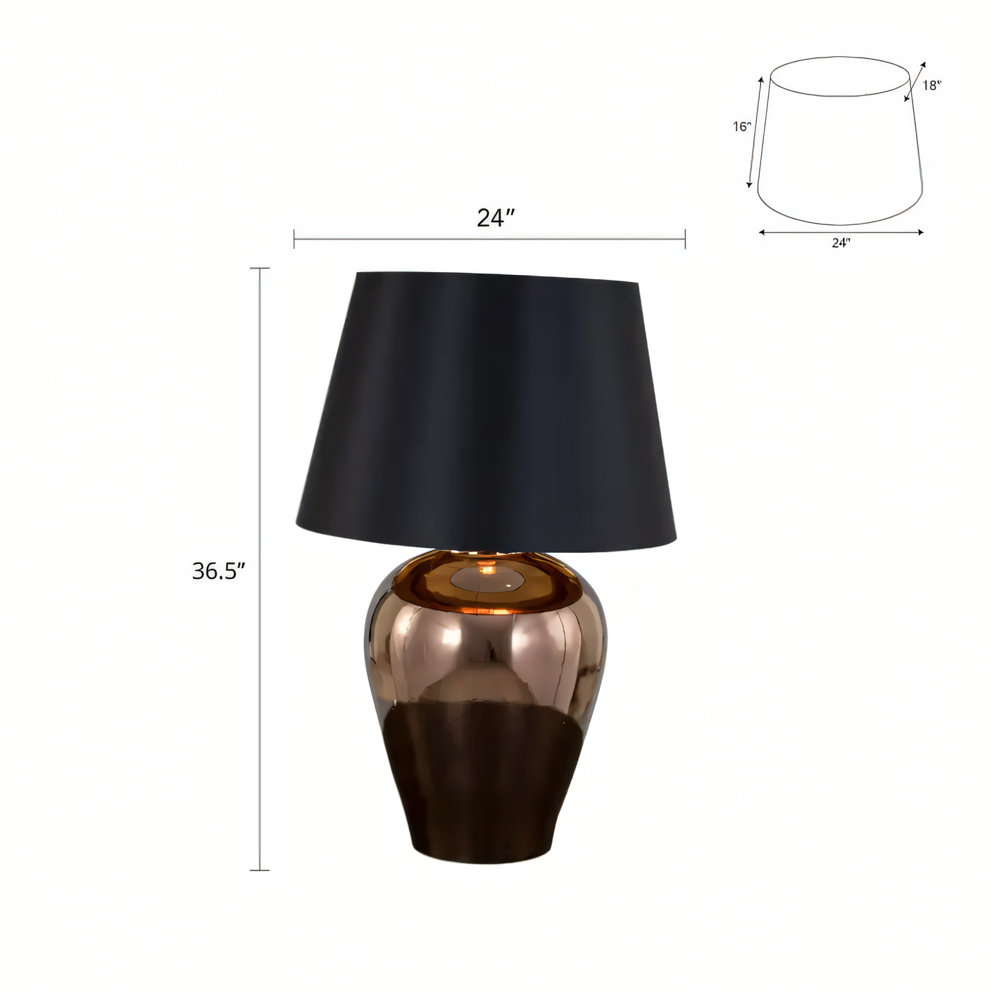 Striking coffee kingdom table lamp for living room or bedroom
