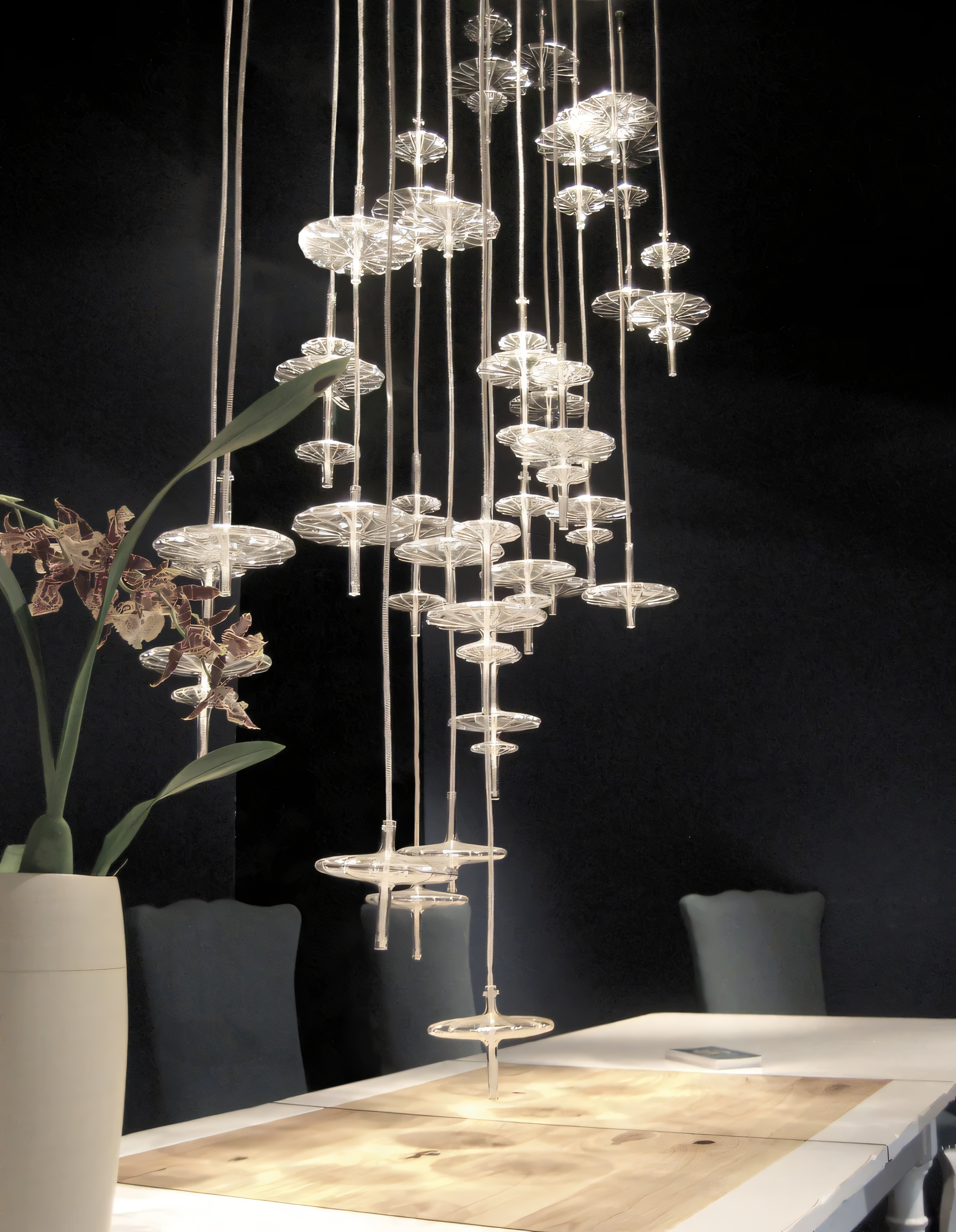 Nature-inspired Organic Chandelier Design