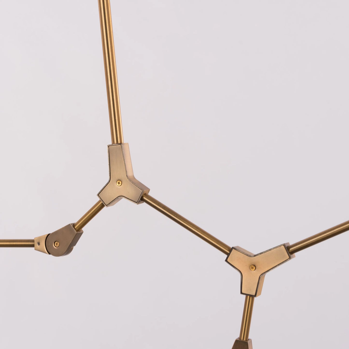 Twist In The Tale (Large, Gold, Amber, 10 Head) 2-Layer Glass Chandelier