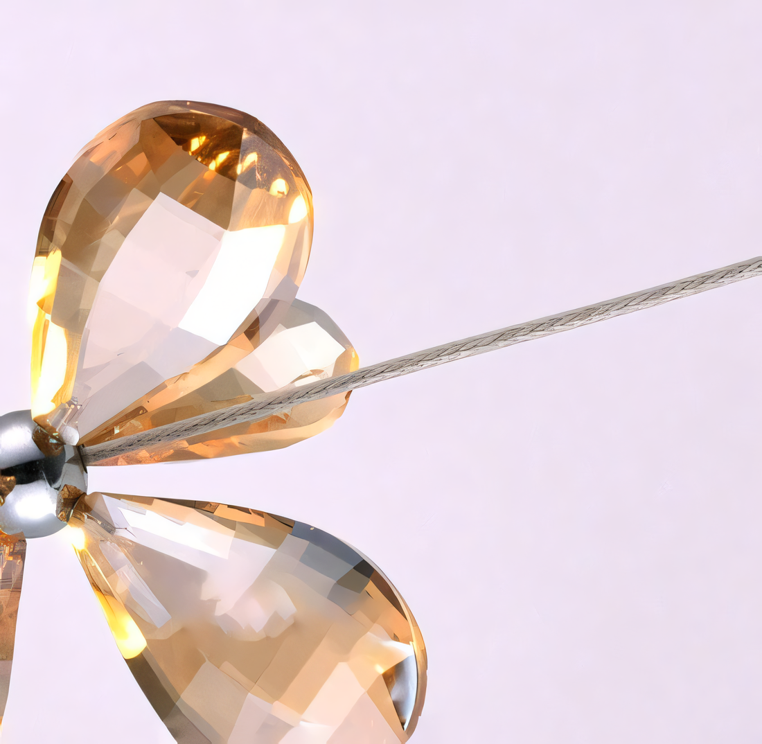 Alluring Lpheion Crystal Petal Chandelier