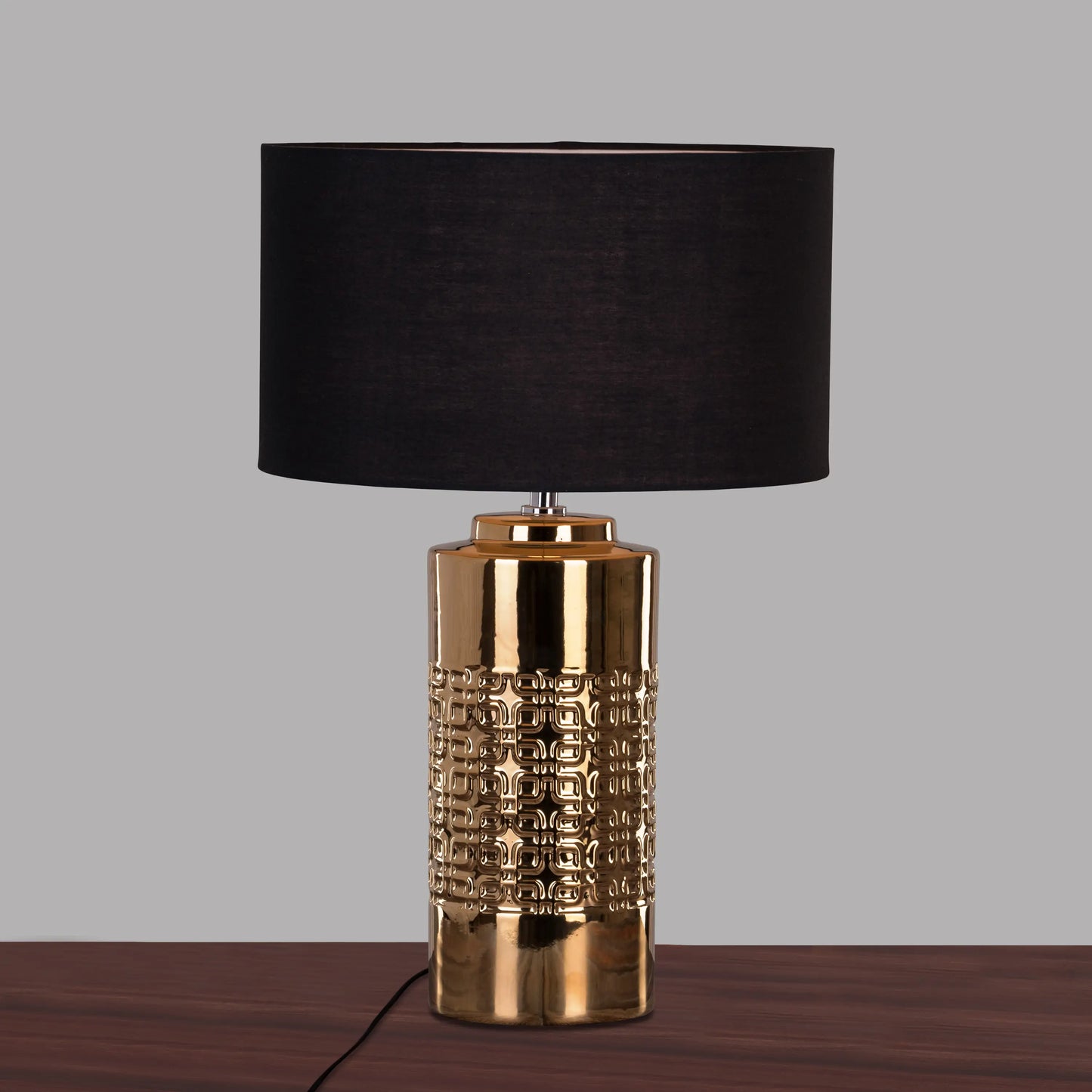 Golden accent adding opulence and warmth