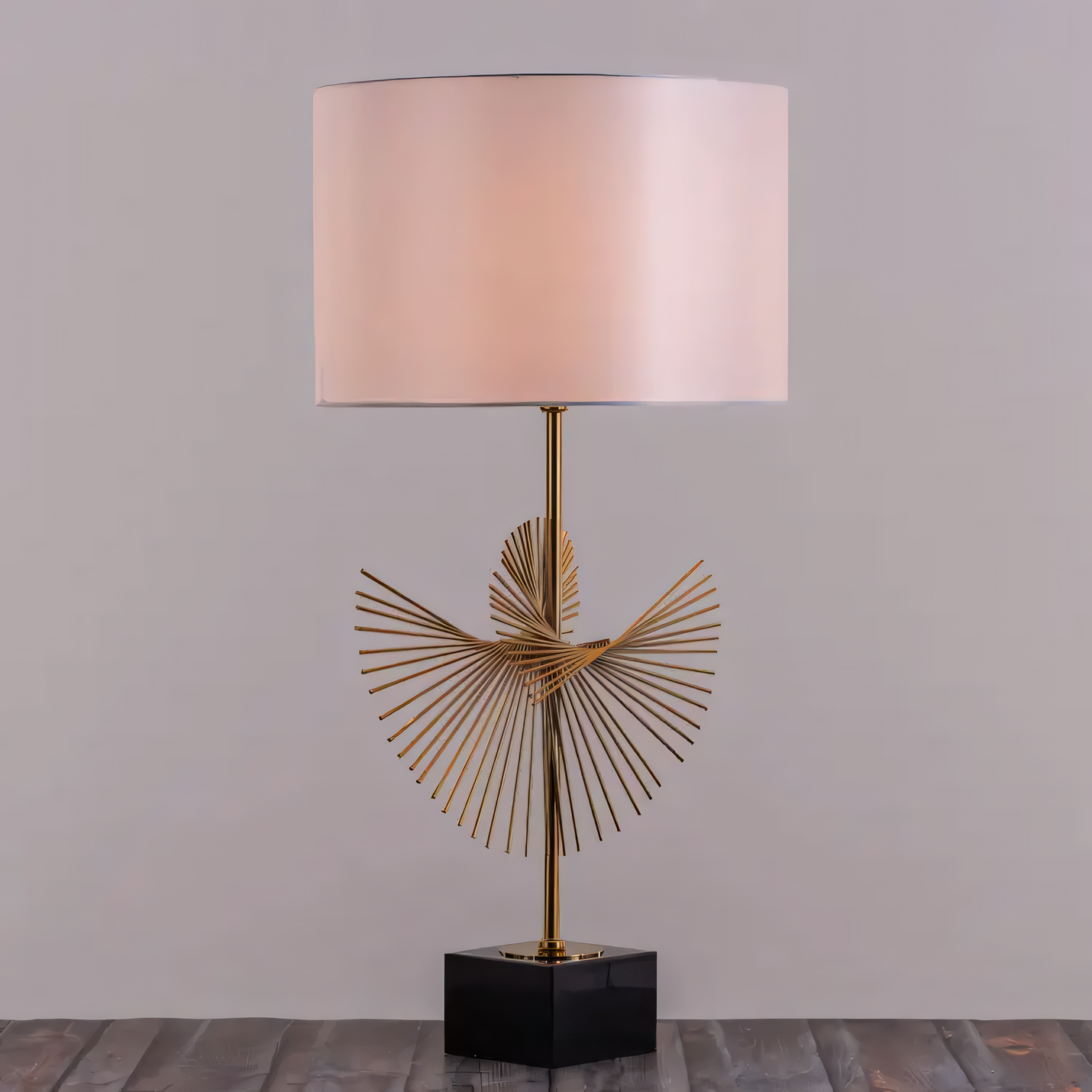 Warm and inviting sunflower table lamp for bedroom or living room