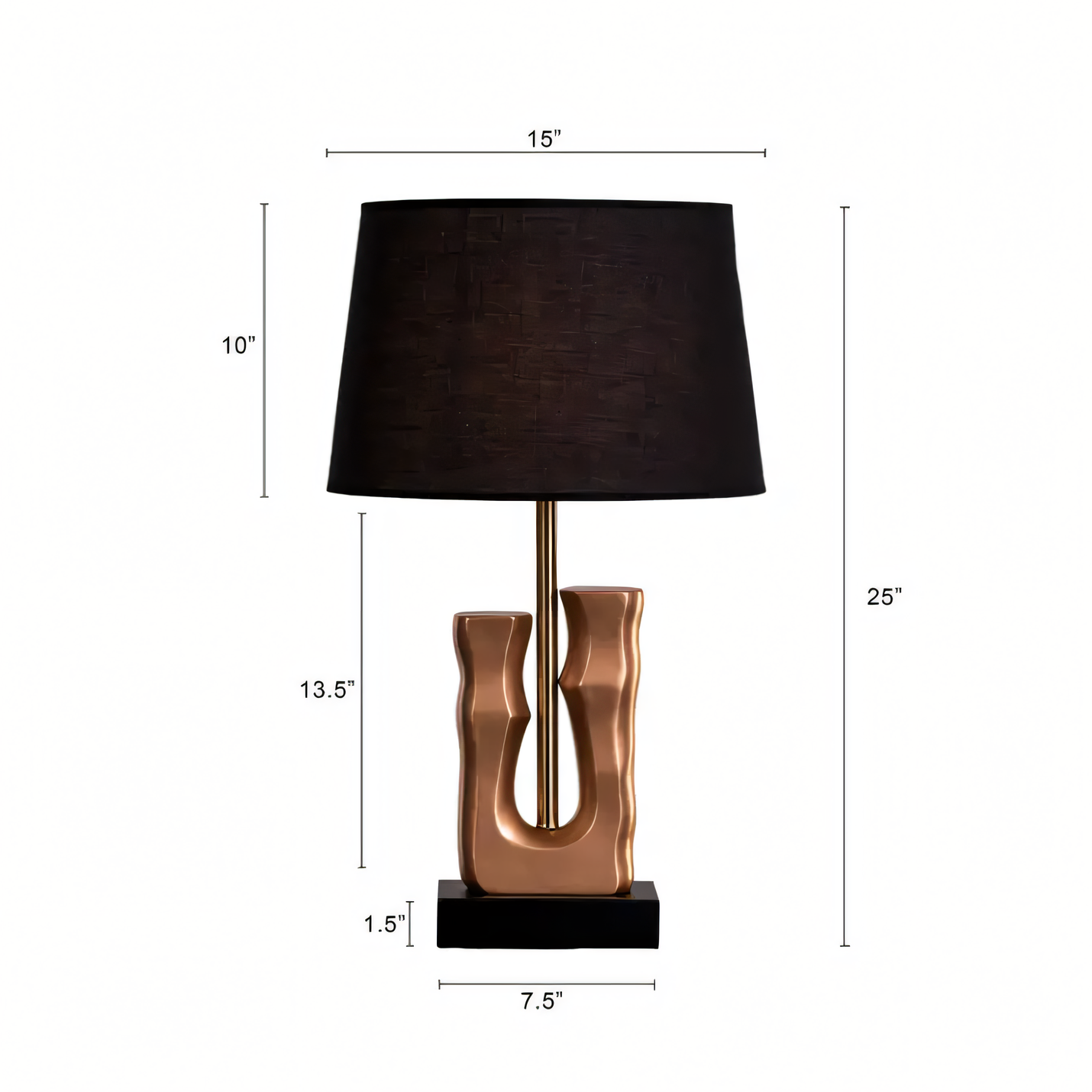 Valley-inspired table lamp with simple yet elegant design