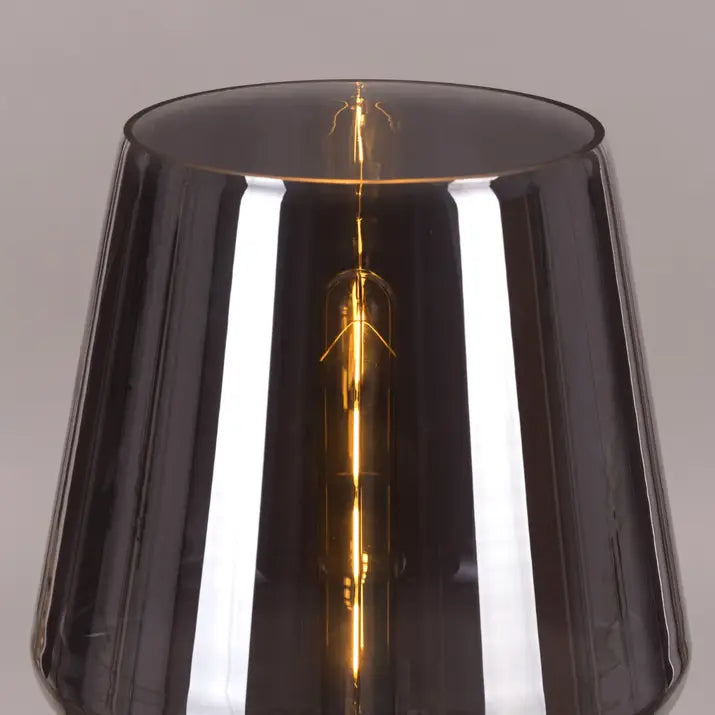 Contemporary stone table lamp for a touch of warmth