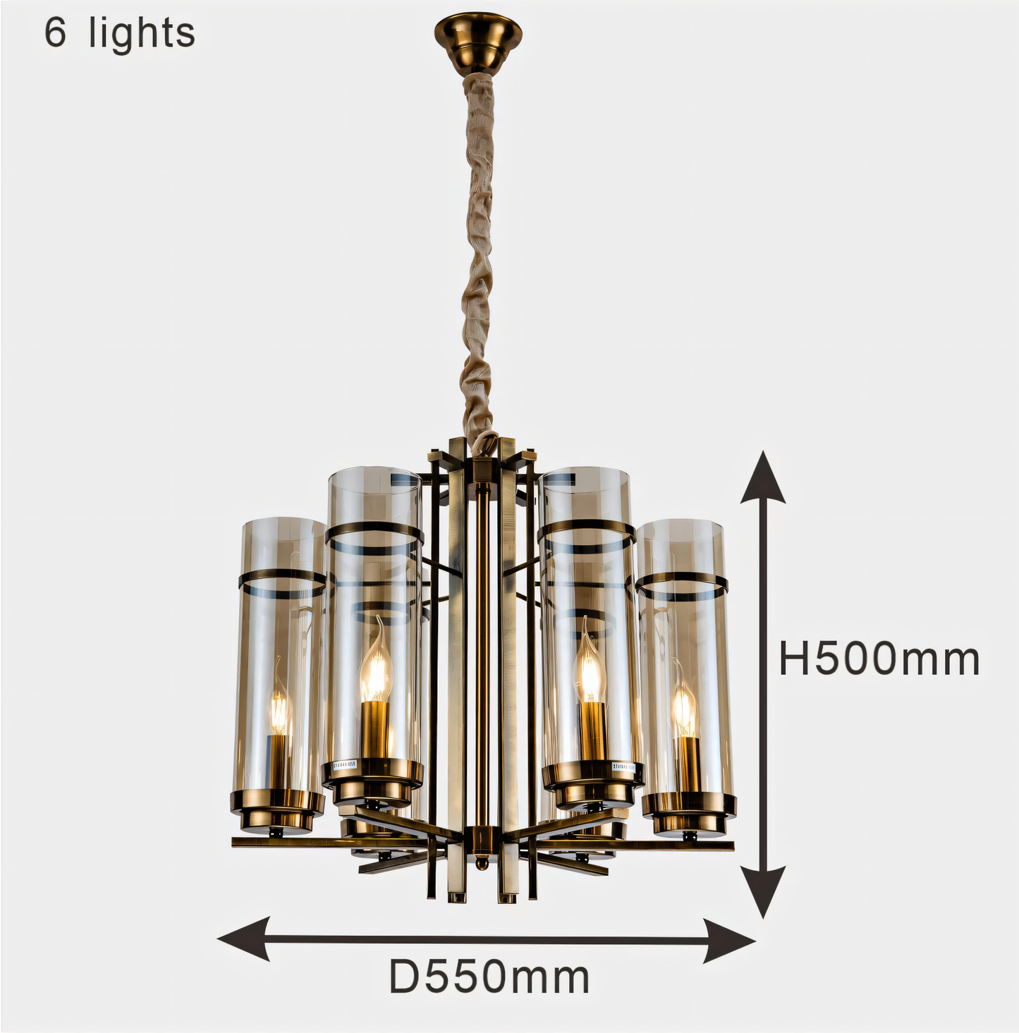 Elegant amber glass bulb chandelier for stylish abodes