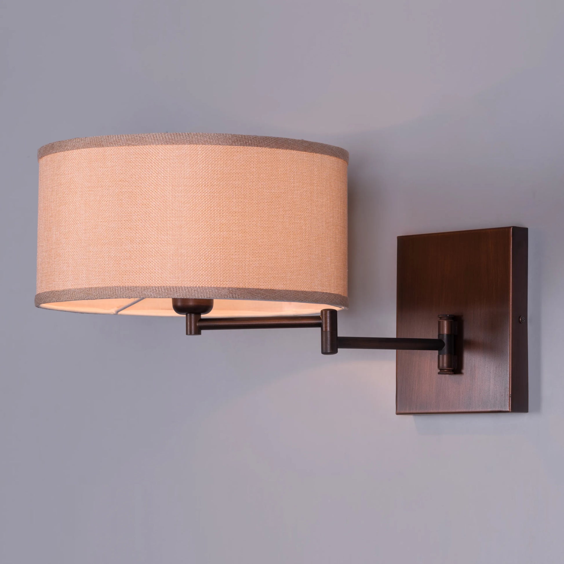 Thinking Out Loud Bedside Wall Light - Sophisticated and personalized lighting fixture with a custom laser-etched design, providing a warm and inviting ambiance in the bedroom.
