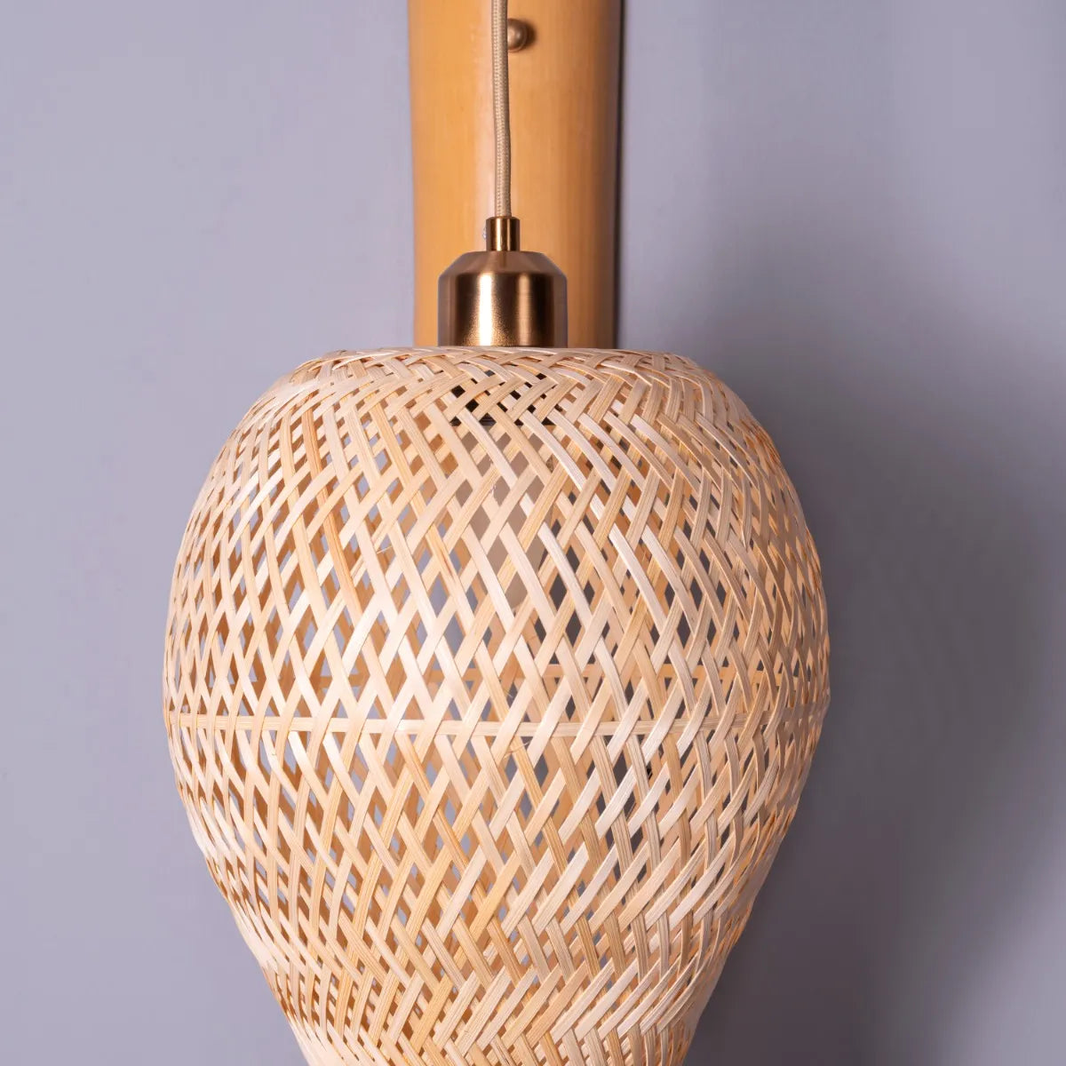 Fishwives Tale Rattan Wall Light