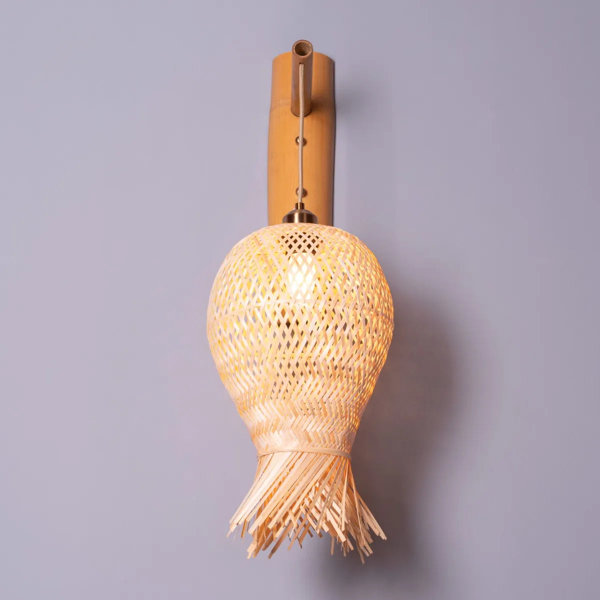 Fishwives Tale Rattan Wall Light