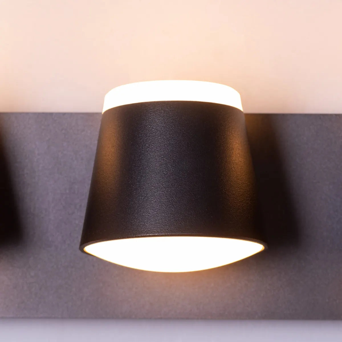 Sublime Shine Vanity Light featuring sleek, modern design and energy-efficient LED technology, providing soft, flattering illumination for grooming and makeup tasks.