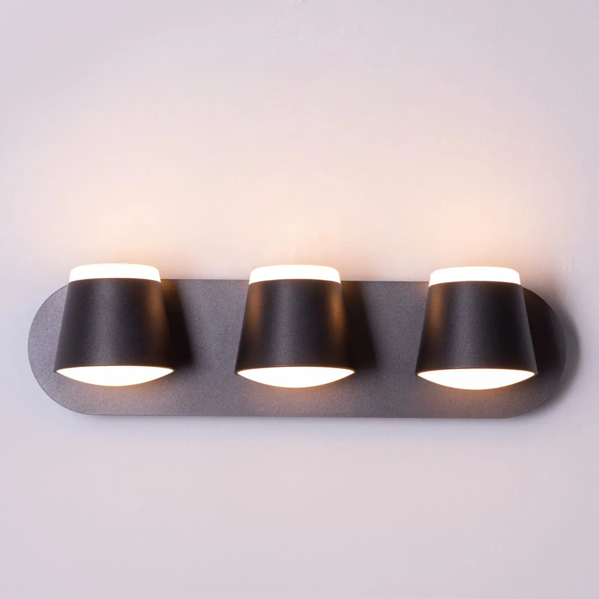 Sublime Shine Vanity Light featuring sleek, modern design and energy-efficient LED technology, providing soft, flattering illumination for grooming and makeup tasks.