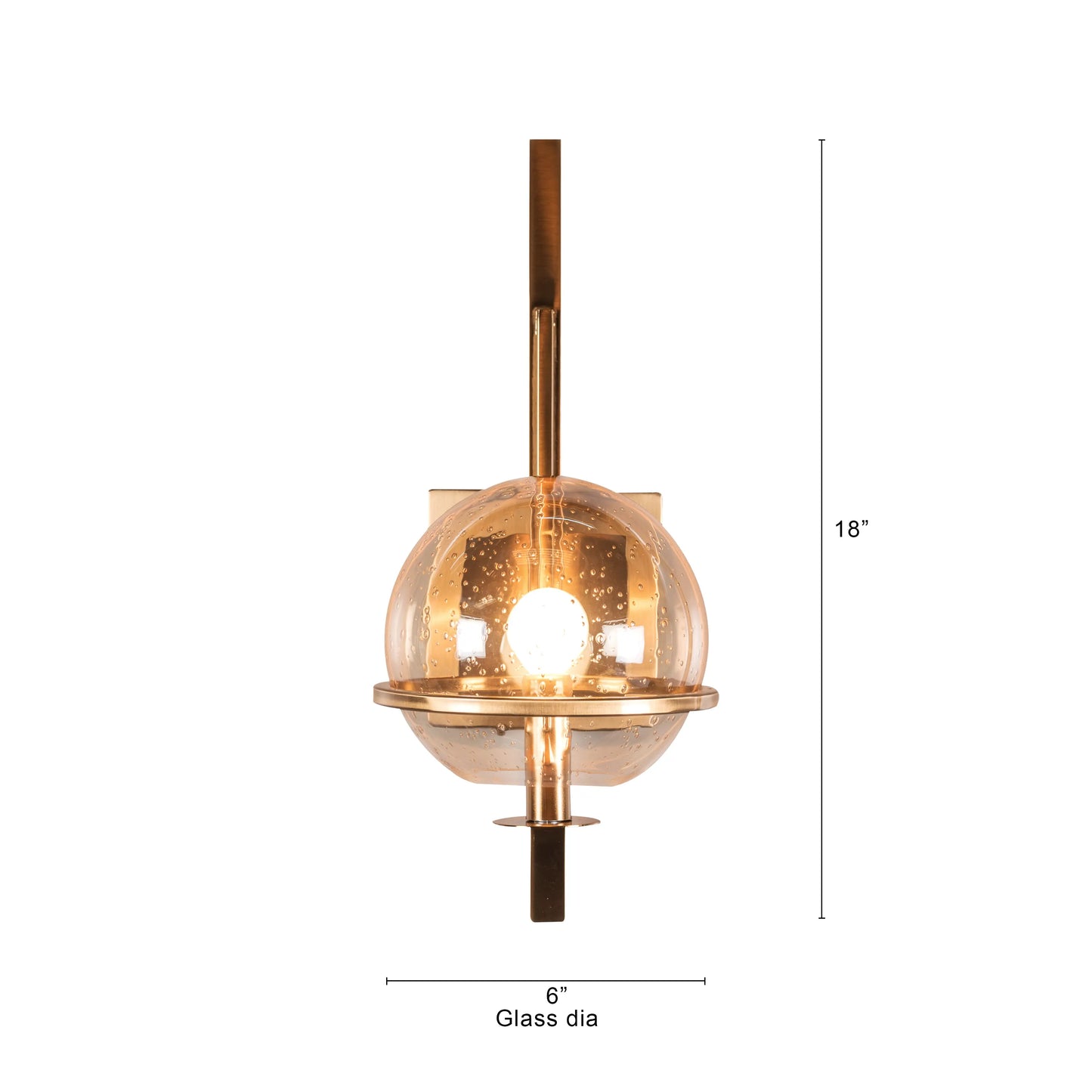 Game On Glass Wall Light