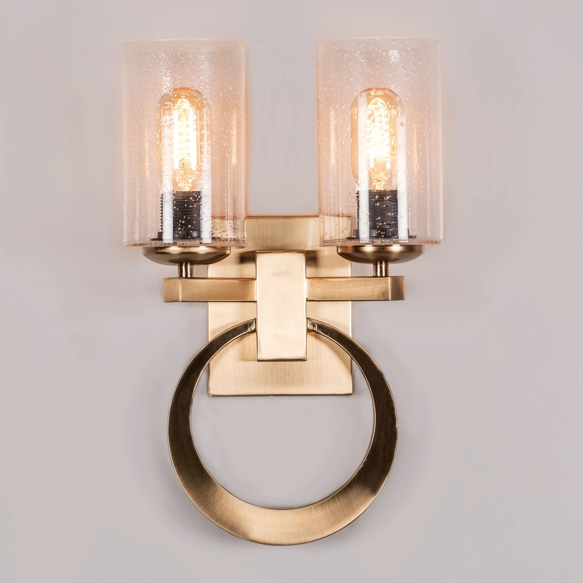 Game Over Signature Glass Wall Light - Captivating and sophisticated wall lighting fixture featuring a sleek, rectangular glass diffuser with a custom laser-etched "Game Over" graphic, creating a mesmerizing and visually striking display.