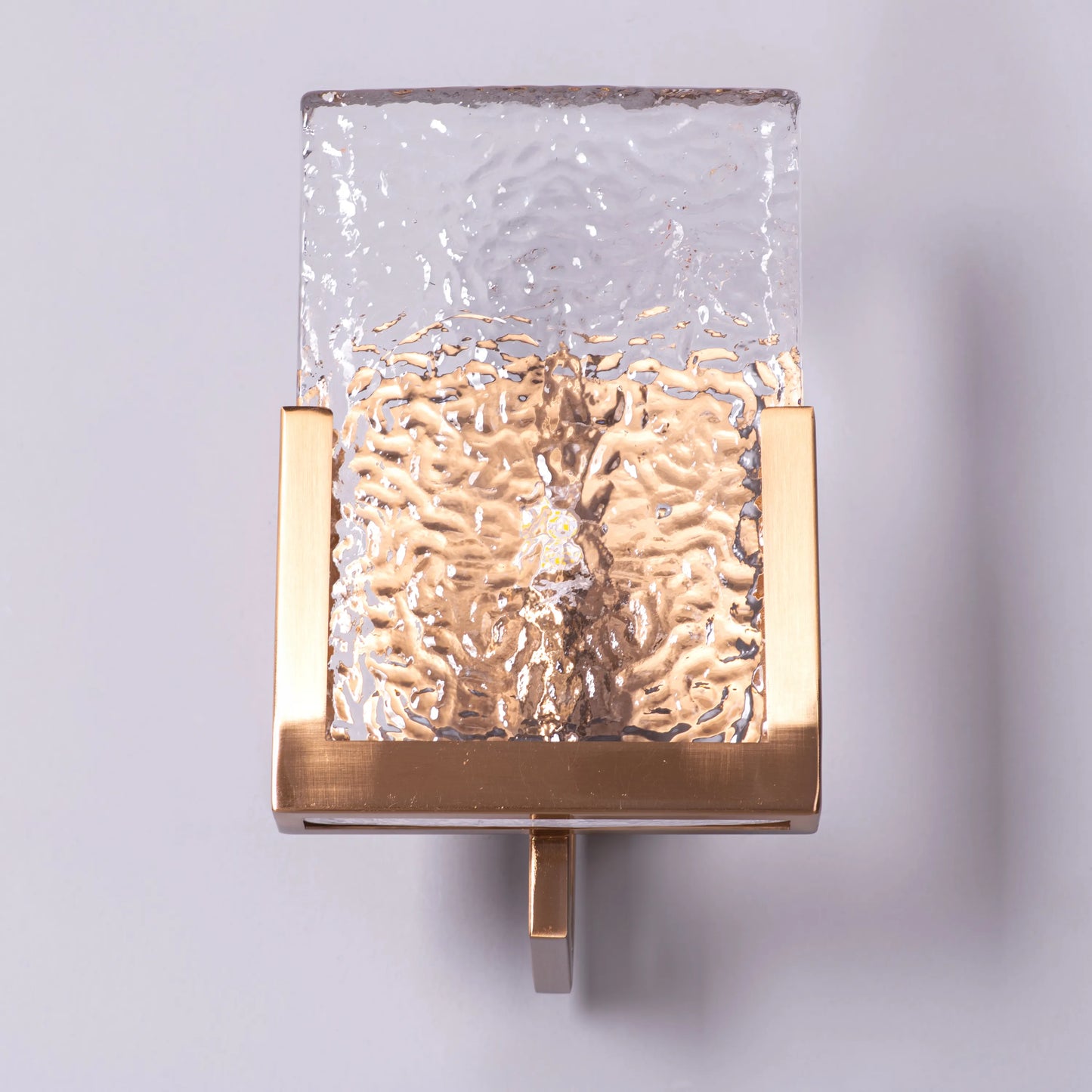 Legacy Signature Textured Glass Wall Light