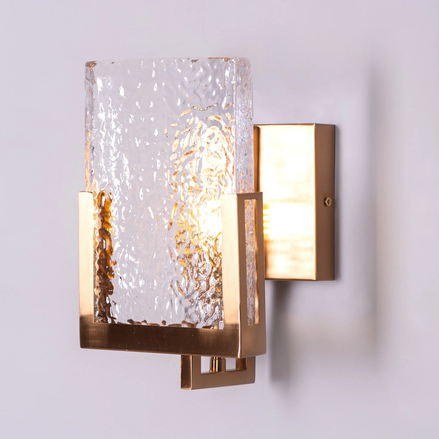 Legacy Signature Textured Glass Wall Light