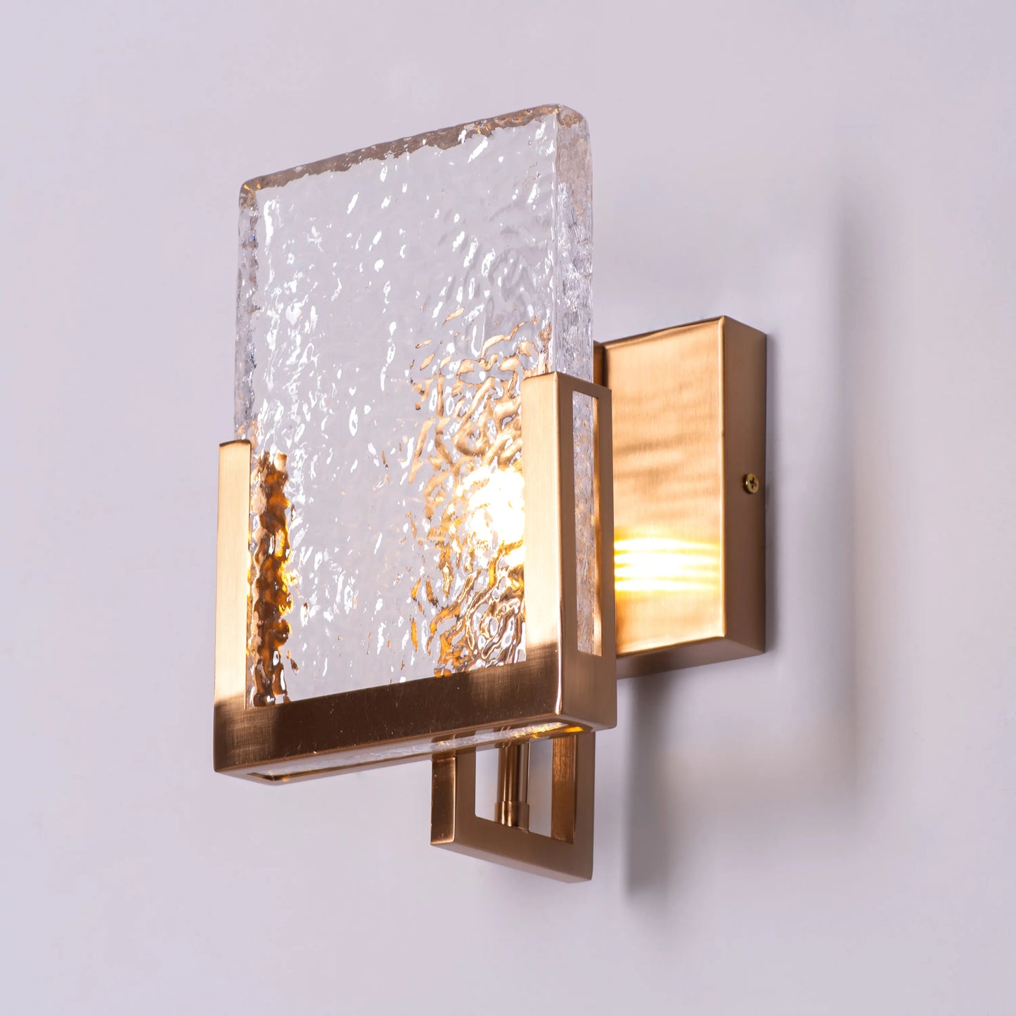Legacy Signature Textured Glass Wall Light