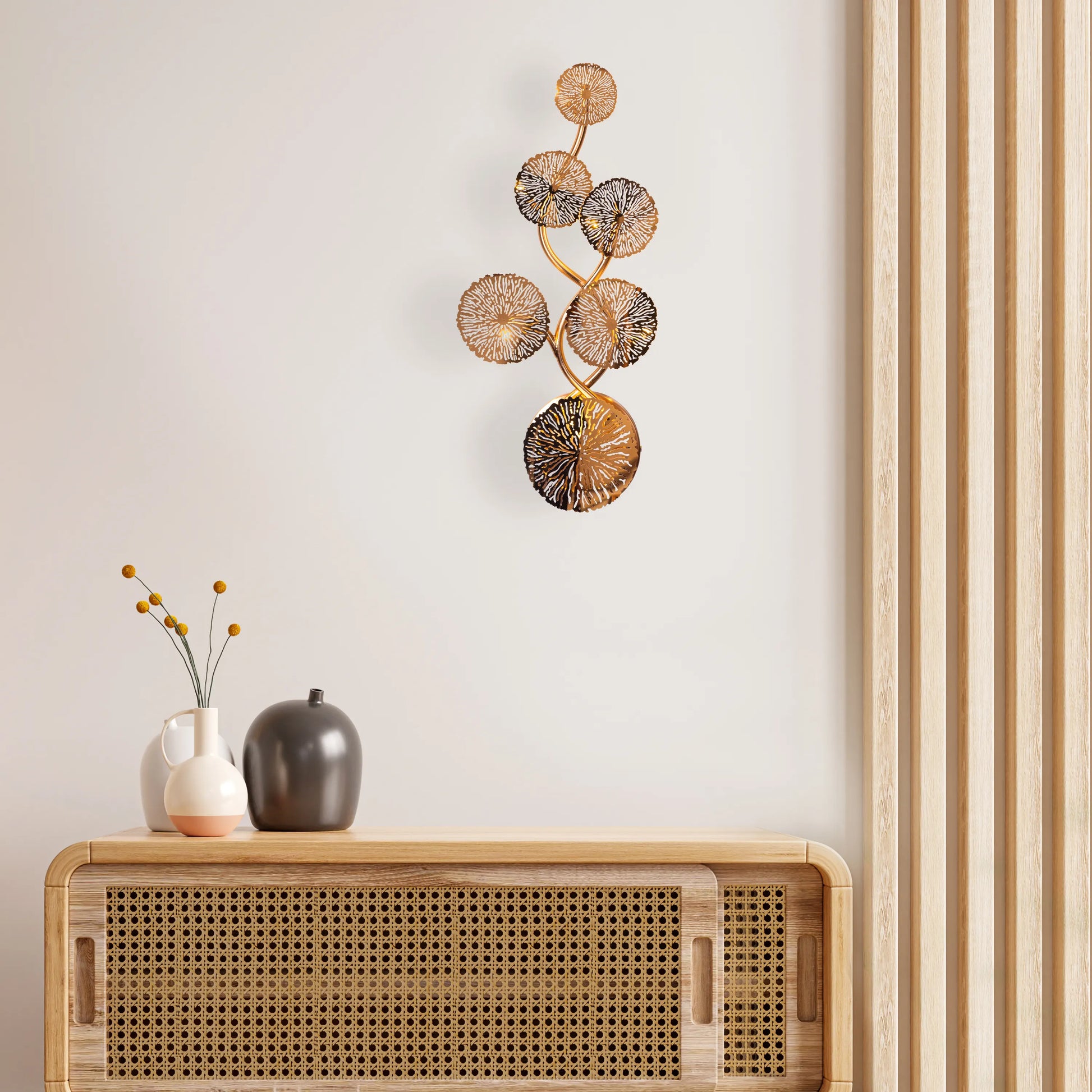 Unconventional Lighting Piece - The "Stop Dreaming" wall light, a statement piece that adds a touch of sophisticated elegance to any interior.