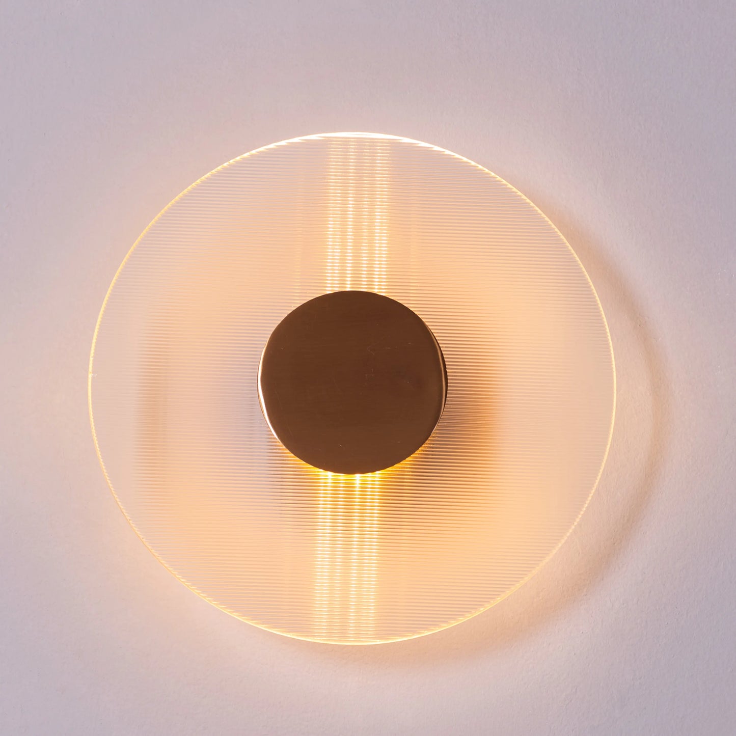 Read Me Down 3 Color LED Textured Glass Wall Light