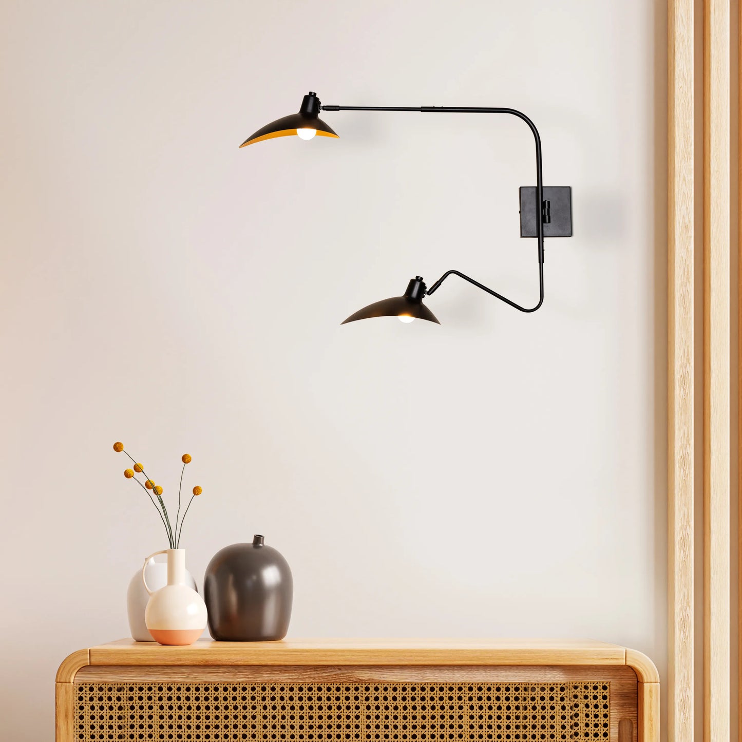 Midnight Proposal (Black) Wall Light