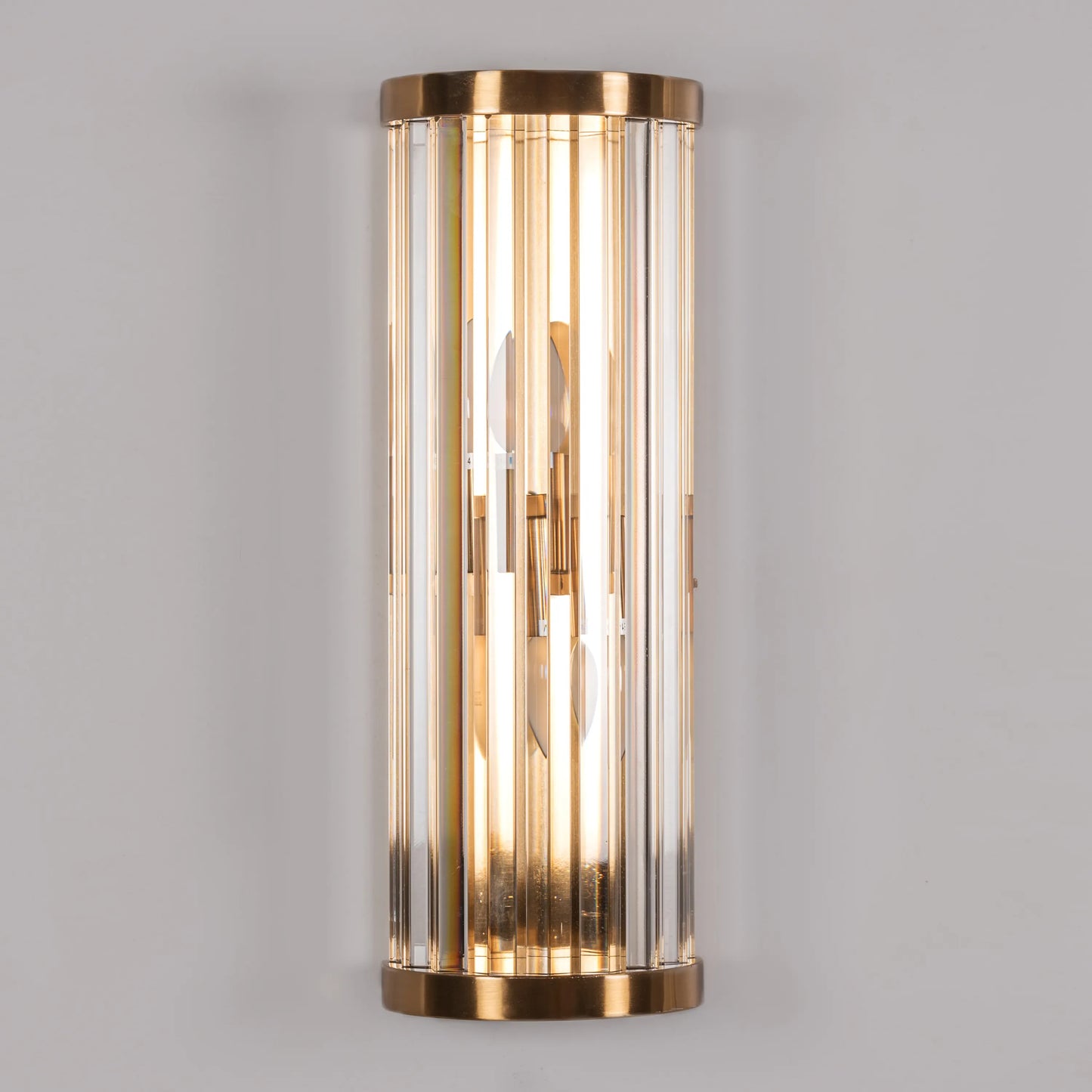 Ritzy Glass Tube Wall Light