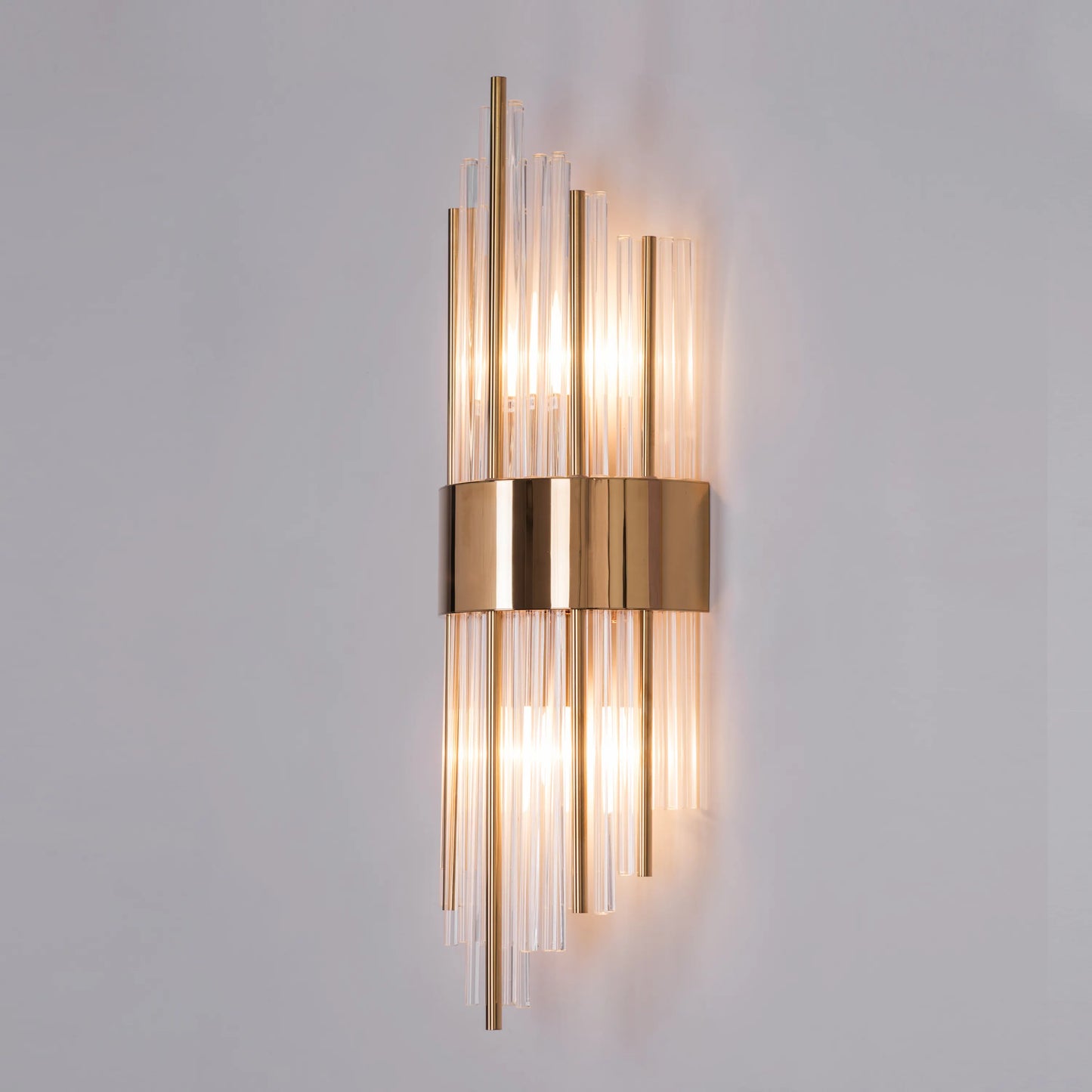 Carry My Heart Glass Tube Wall Light