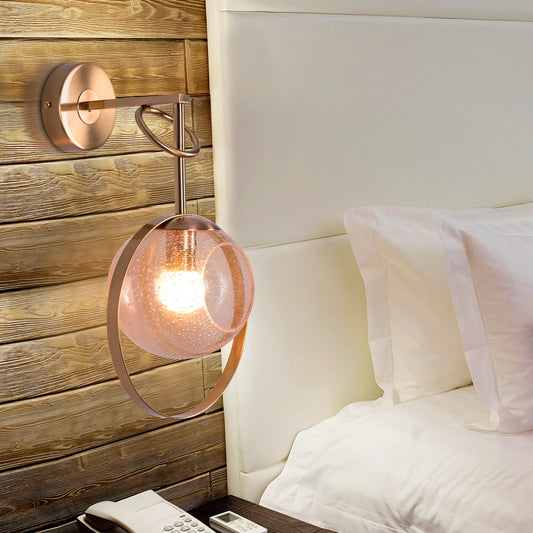 Style Icon Glass Wall Light - Elegant and timeless wall lighting fixture featuring a sleek, cylindrical glass diffuser that houses the integrated LED light source, accentuated by a metal housing in a range of sophisticated finishes.