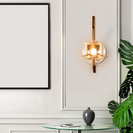 Game On Glass Wall Light – sleek modern wall light with reflective glass design and ambient glow, perfect for luxury interiors.