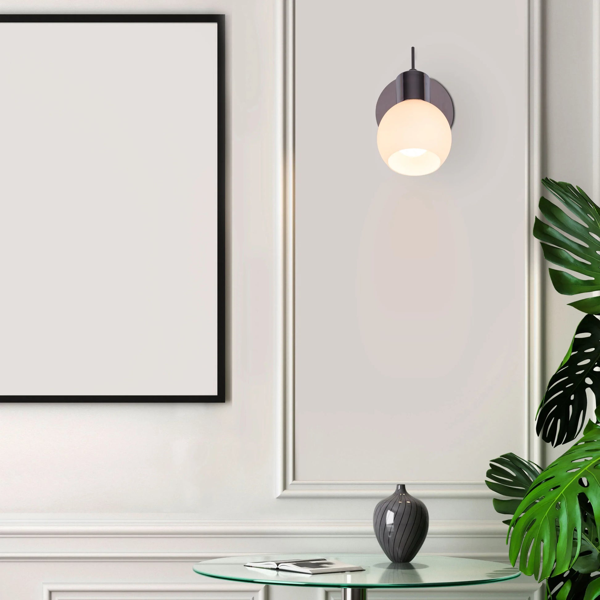 Take The Lead Stainless Steel Vanity Light – a modern LED vanity fixture with a sleek design, durable stainless steel construction, and energy-efficient illumination.