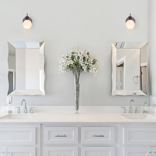 Take The Lead Stainless Steel Vanity Light – a modern LED vanity fixture with a sleek design, durable stainless steel construction, and energy-efficient illumination.