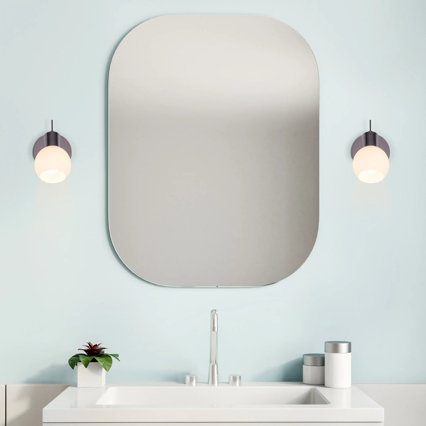 Take The Lead Stainless Steel Vanity Light