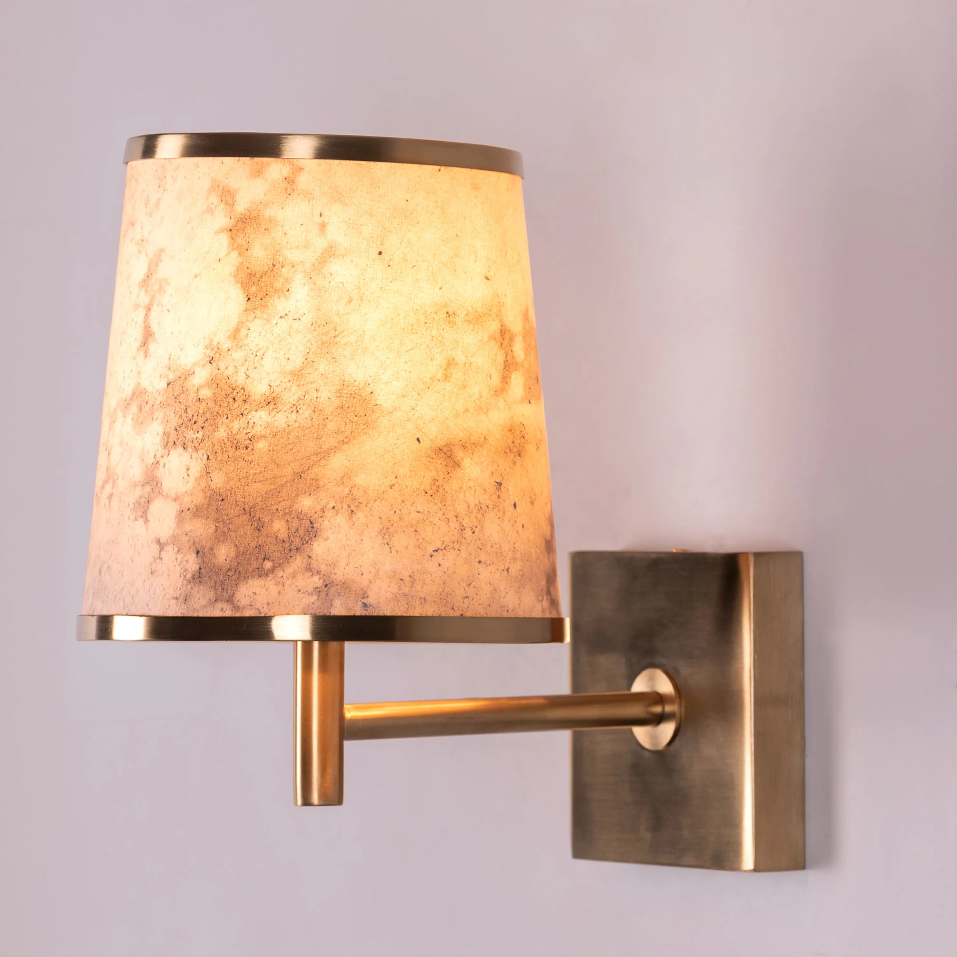 Clean Slate Stone Veneer Wall Light in Warm Neutral Finish