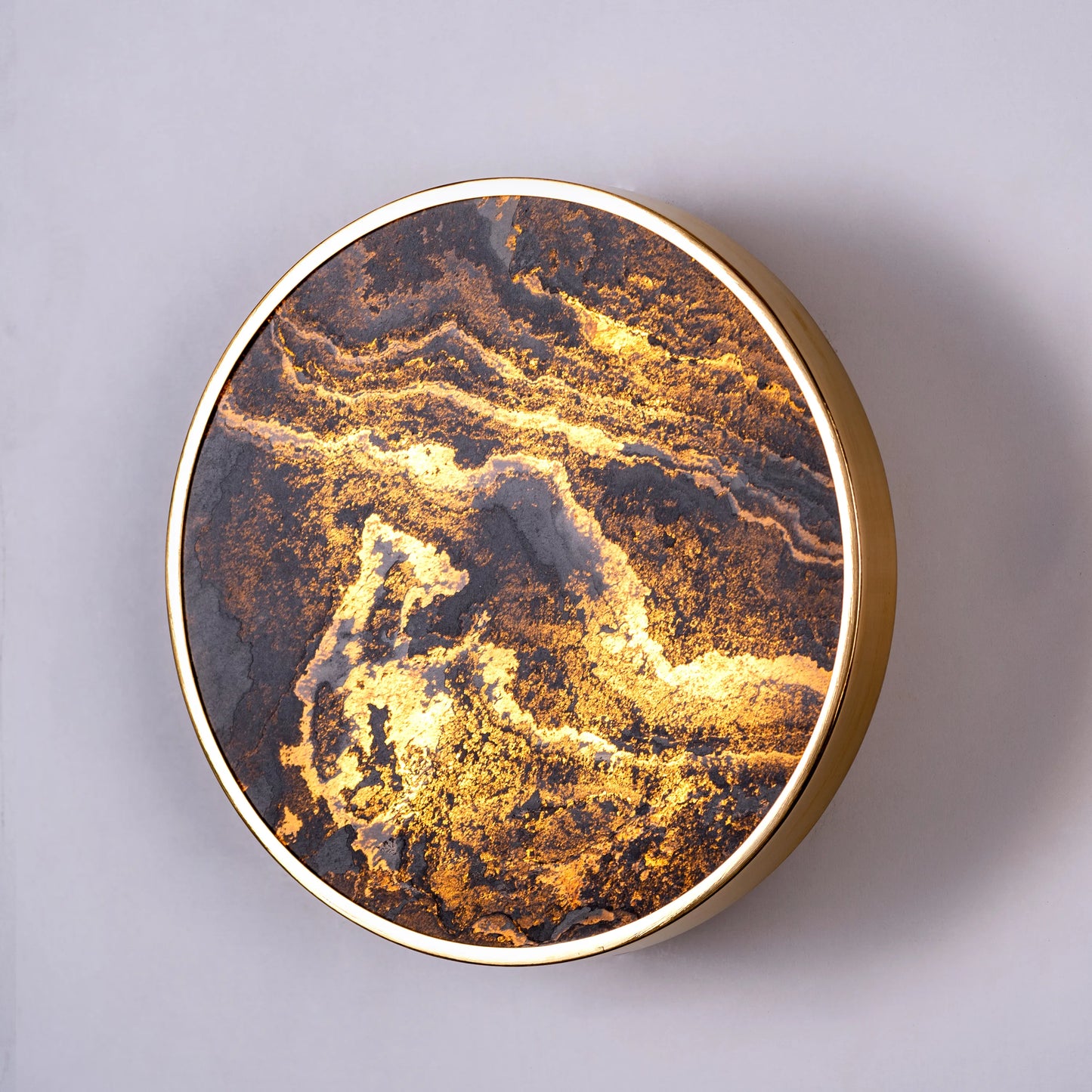 Slate Abate Stone Veneer Wall Light