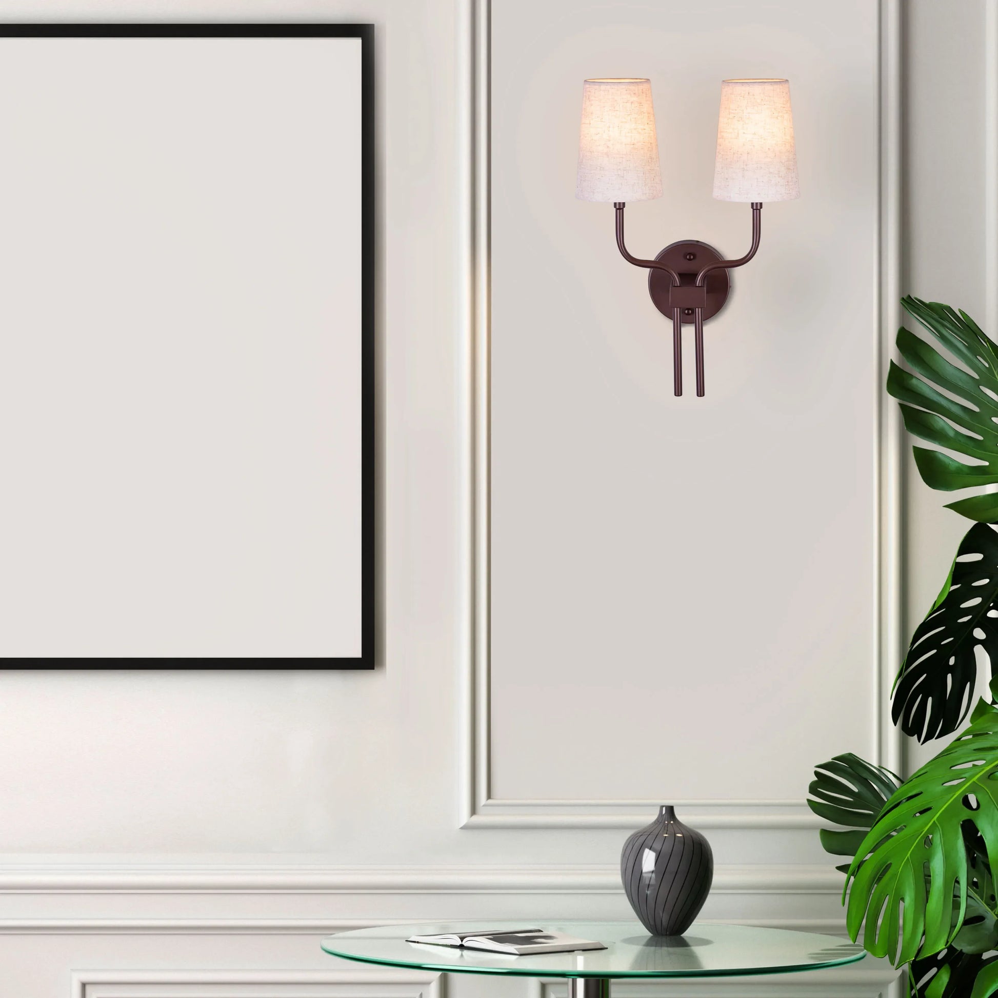 Coffee Date Wall Light - Warm contemporary wall sconce featuring rich coffee-toned finish and inviting design, creating cozy ambient lighting for intimate spaces