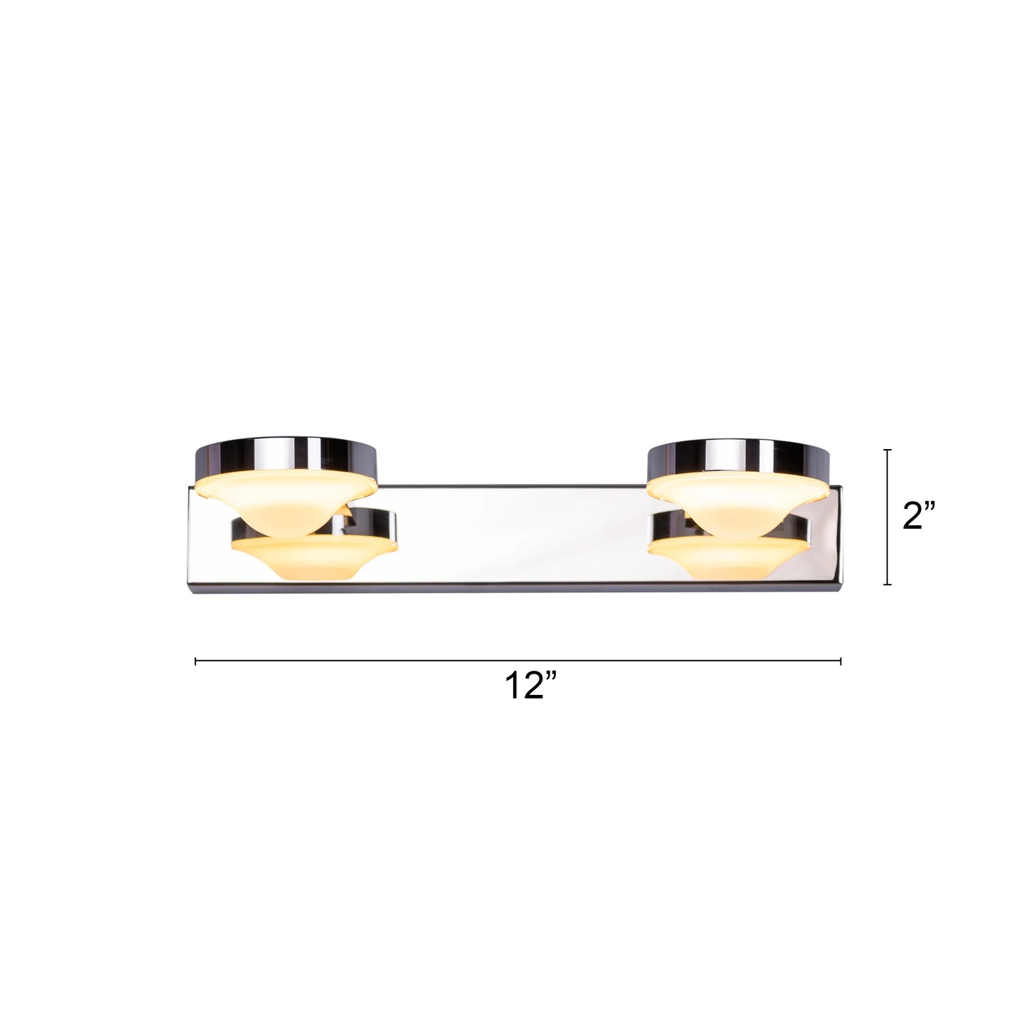 Quiet Dawn Stainless Steel Vanity Light