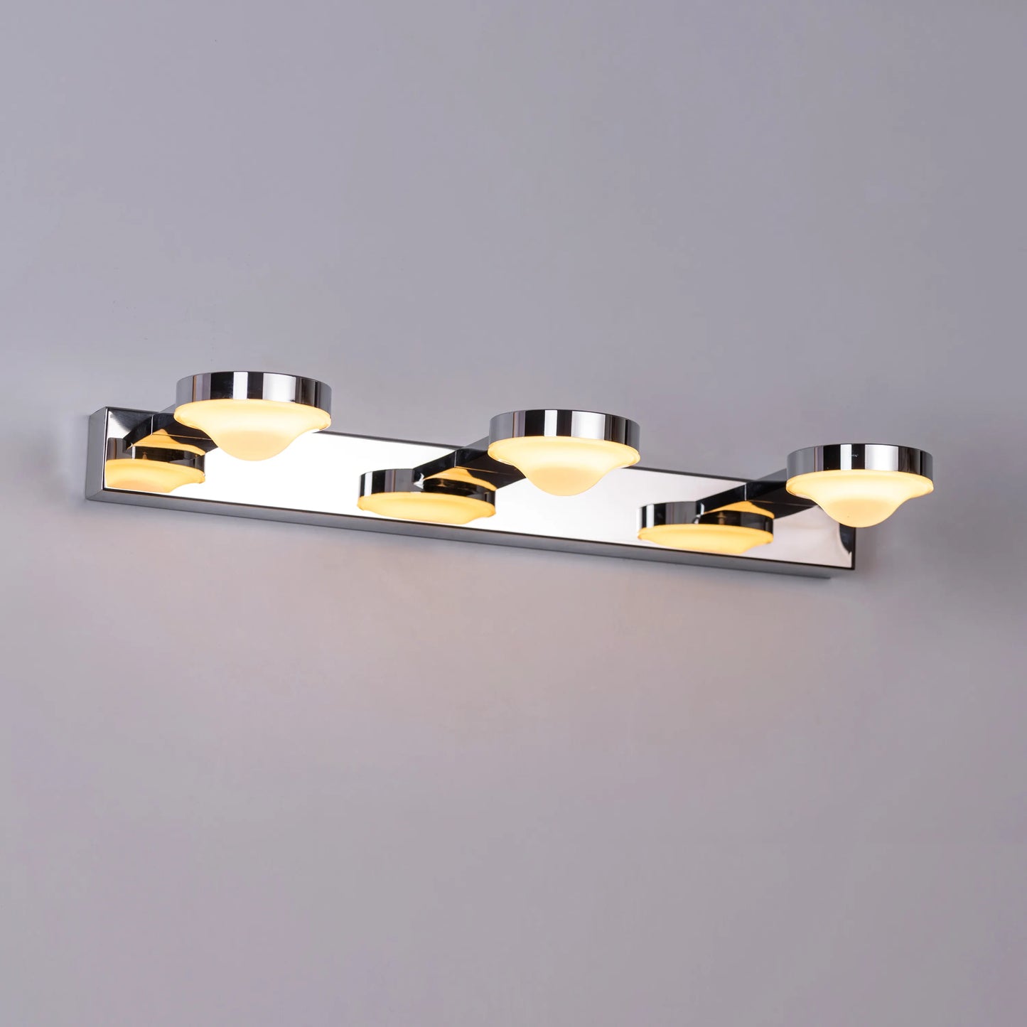 Quiet Dawn Stainless Steel Vanity Light