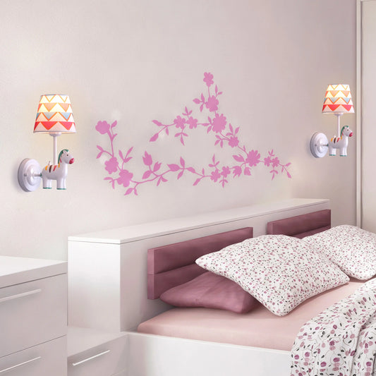 Pony Ponder Kid's Room Wall Light – a whimsical pony-shaped wall light designed for kids' rooms, offering soft LED illumination and a playful, enchanting ambiance.