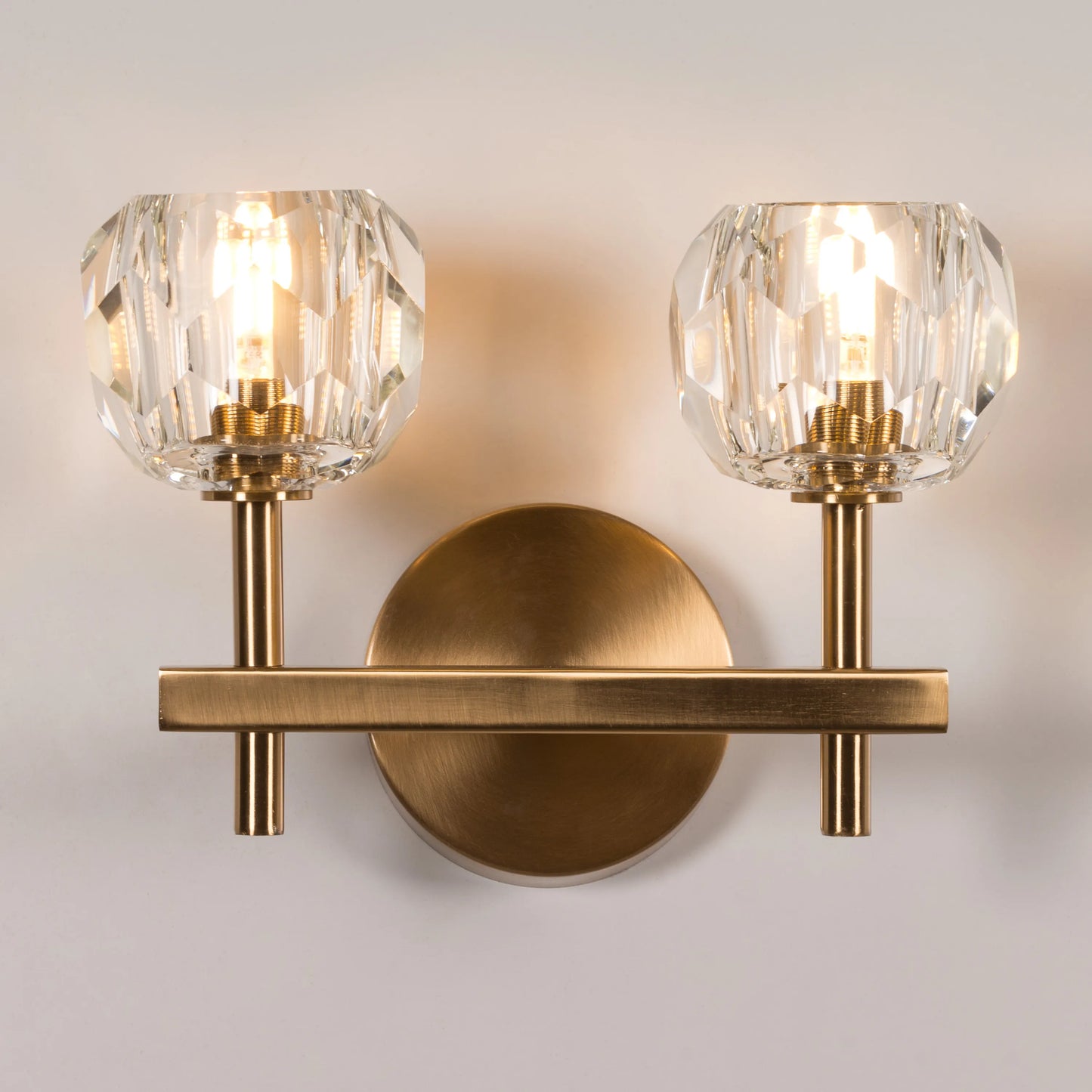 White Diamond Crystal Wall Light