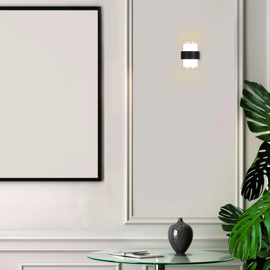 Devoted Indoor/Outdoor Wall Light (IP65 Rated) – Durable rust-resistant aluminum construction with energy-efficient LED lighting, ideal for both indoor and outdoor spaces, with a sleek modern design.
