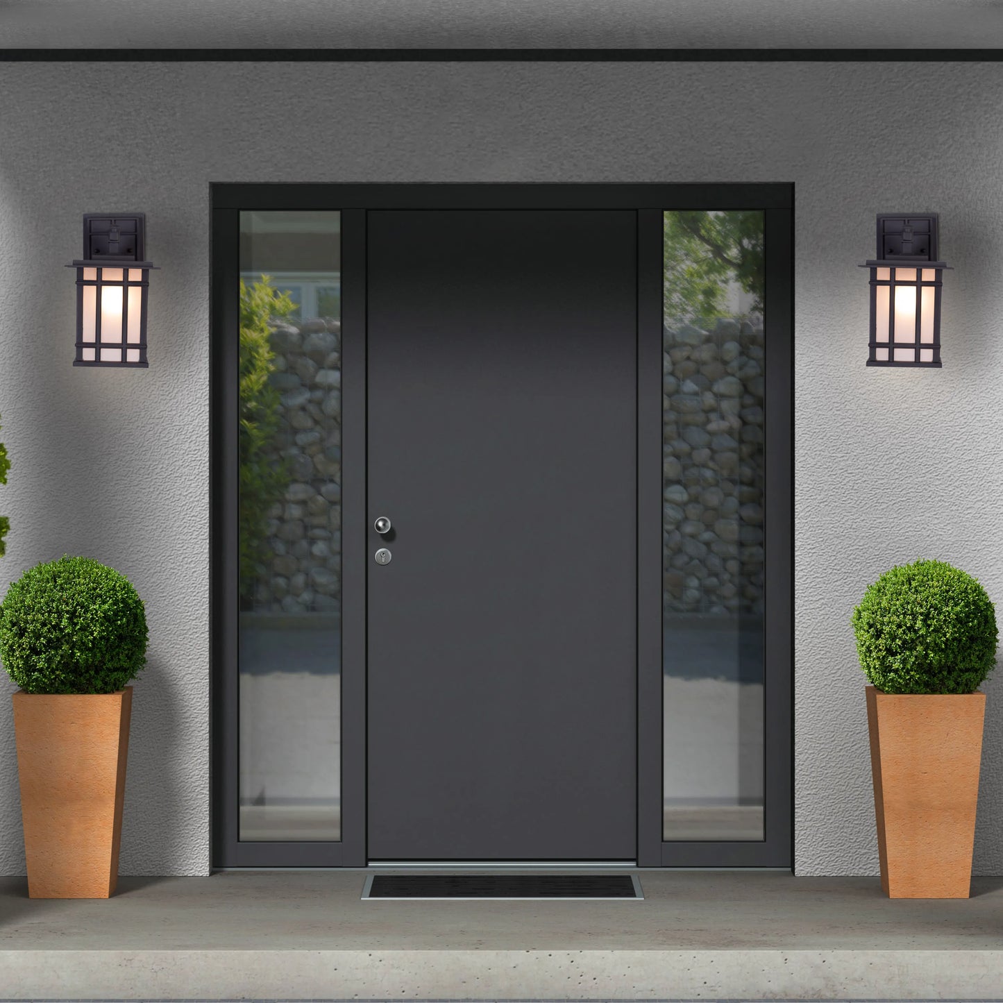 Pulsar Outdoor/Indoor Wall Light – a sleek, weather-resistant wall light with energy-efficient LED illumination and versatile mounting options for modern spaces.