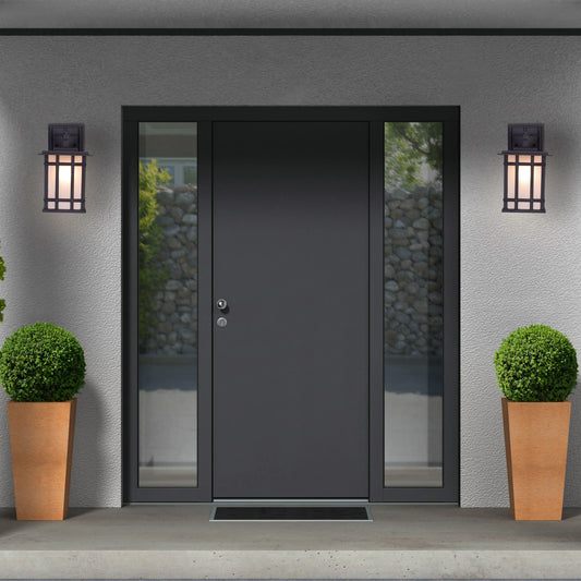 Pulsar Outdoor/Indoor Wall Light – a sleek, weather-resistant wall light with energy-efficient LED illumination and versatile mounting options for modern spaces.