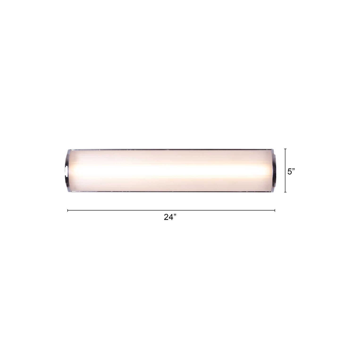 Break Free Vanity Light with sleek, modern design, providing soft, flattering illumination for bathroom vanities and grooming spaces.