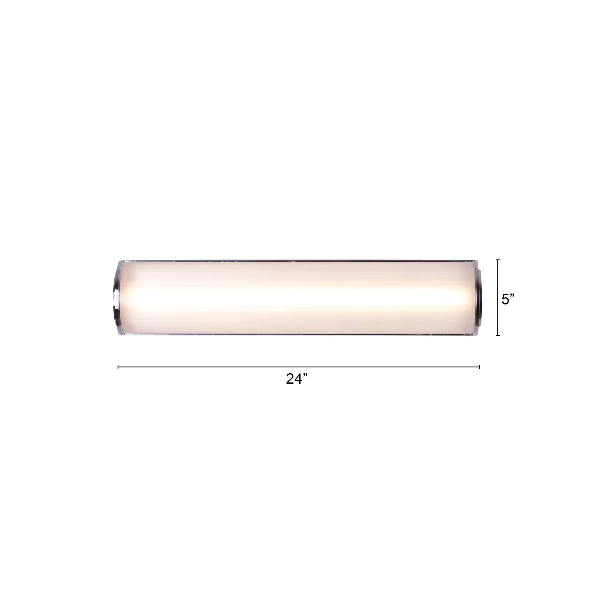 Break Free Vanity Light with sleek, modern design, providing soft, flattering illumination for bathroom vanities and grooming spaces.
