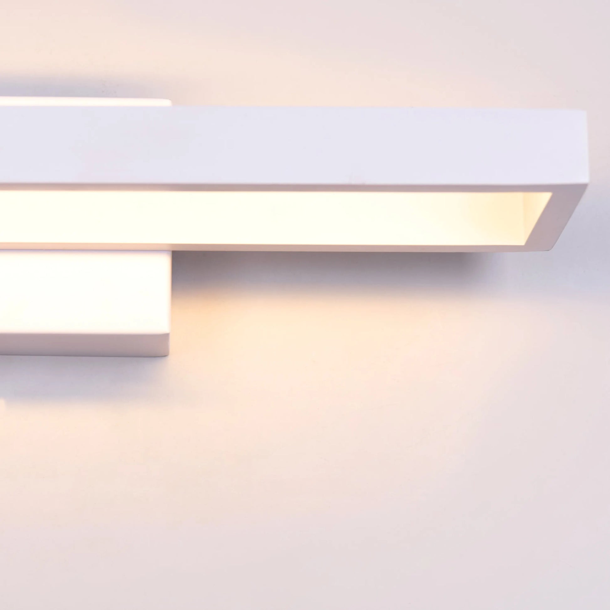 Look of Love Vanity Light – Elegant metal frame with clear glass shades and energy-efficient LED technology, perfect for bathroom or bedroom lighting.