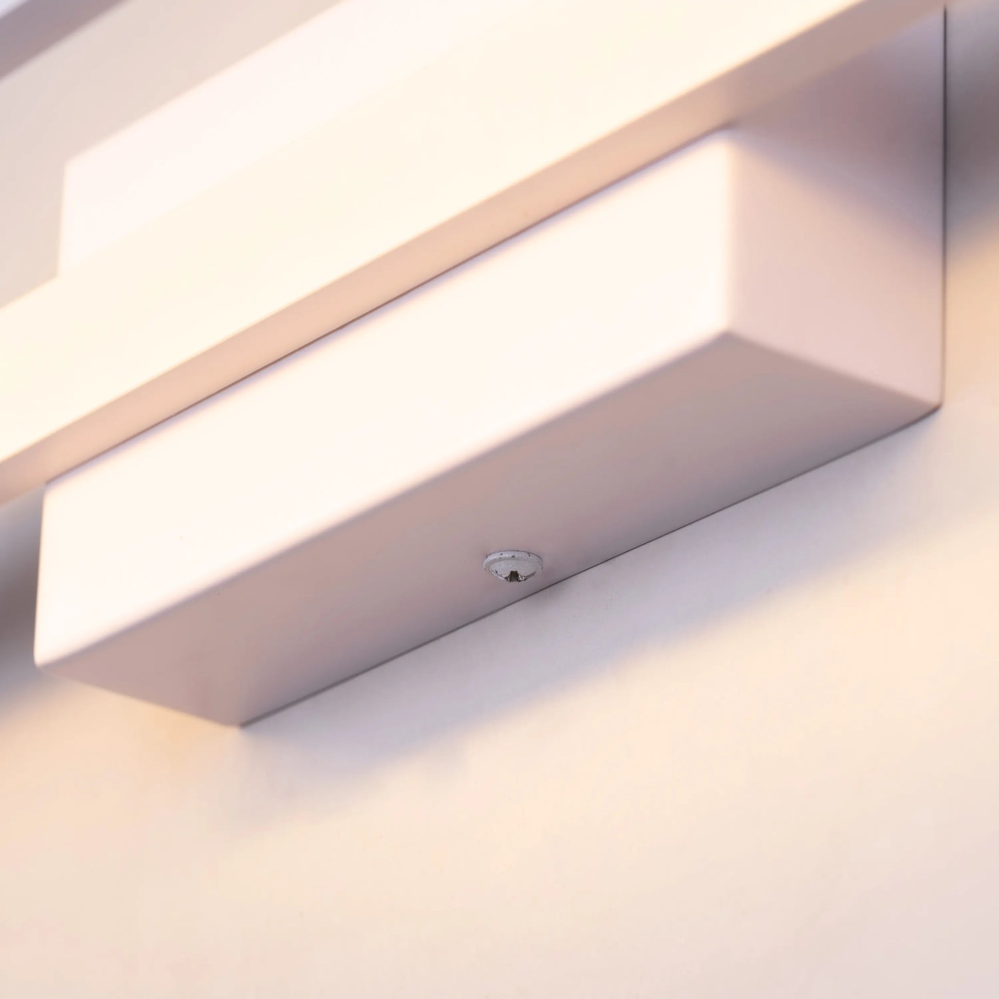 Look of Love Vanity Light – Elegant metal frame with clear glass shades and energy-efficient LED technology, perfect for bathroom or bedroom lighting.