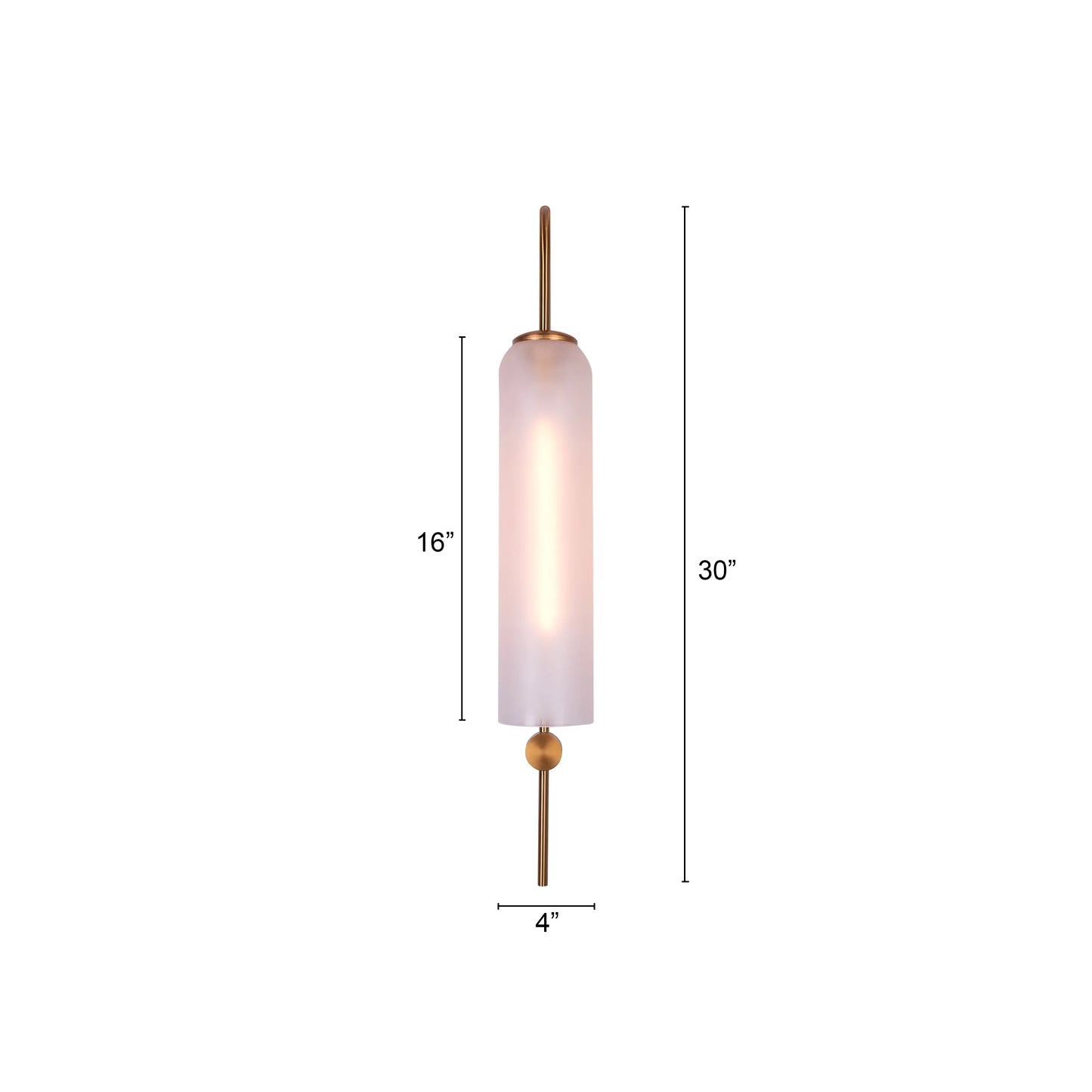 Wait For Me Glass Wall Light